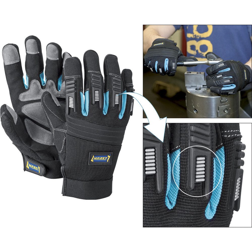 HAZET Рабочие перчатки Hazet 1987-5L PVC Montagehandschuh Размер (Handschuhe): L 1 Paar