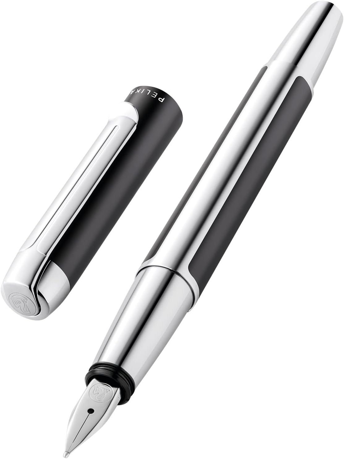 Pelikan Zeichenkohle Pelikan P40 Pura Füllhalter - Feder M - Anthrazit