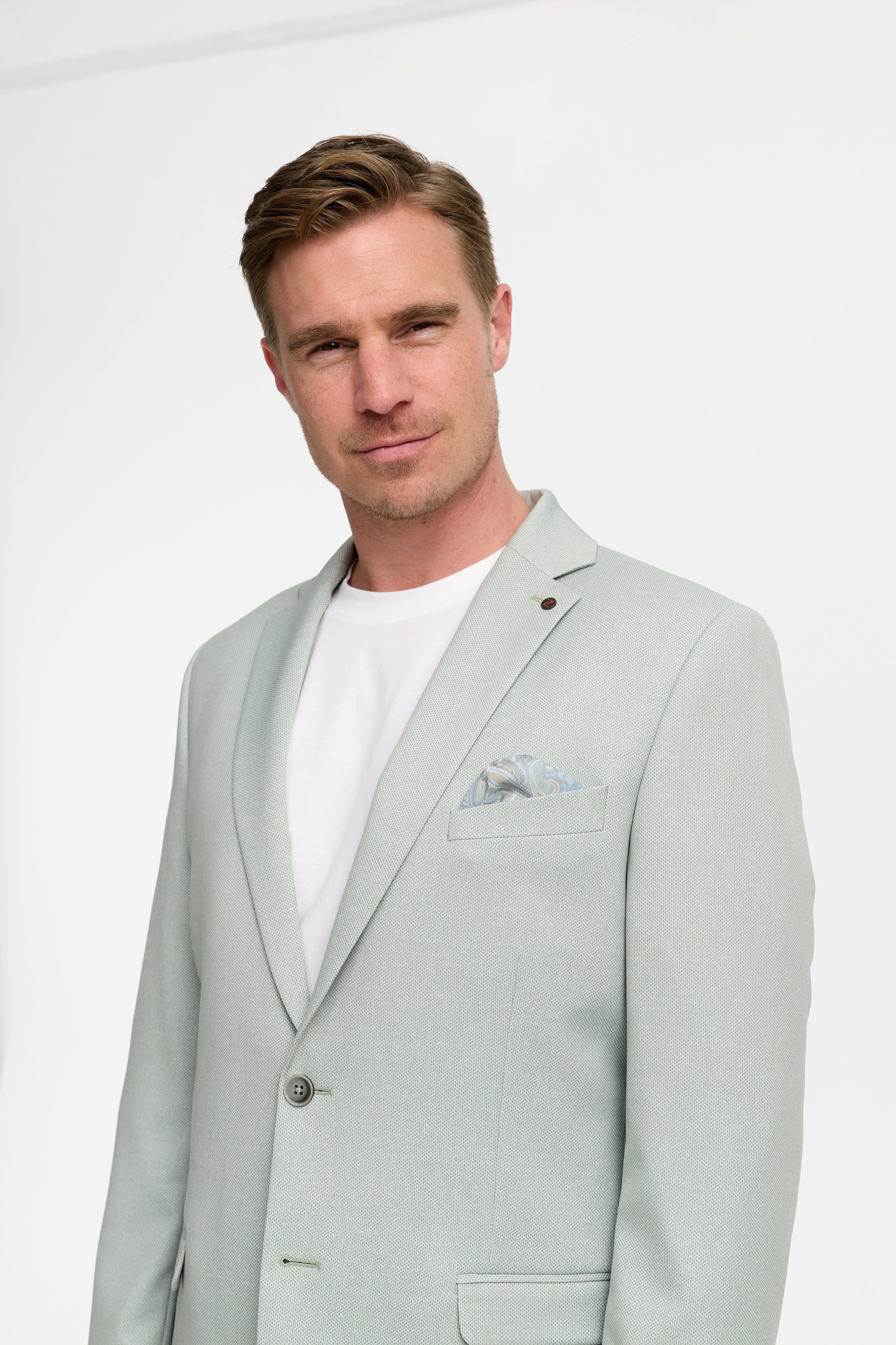 ZUITABLE Jerseysakko Jersey Sakko DiNick 241212-715 Grün