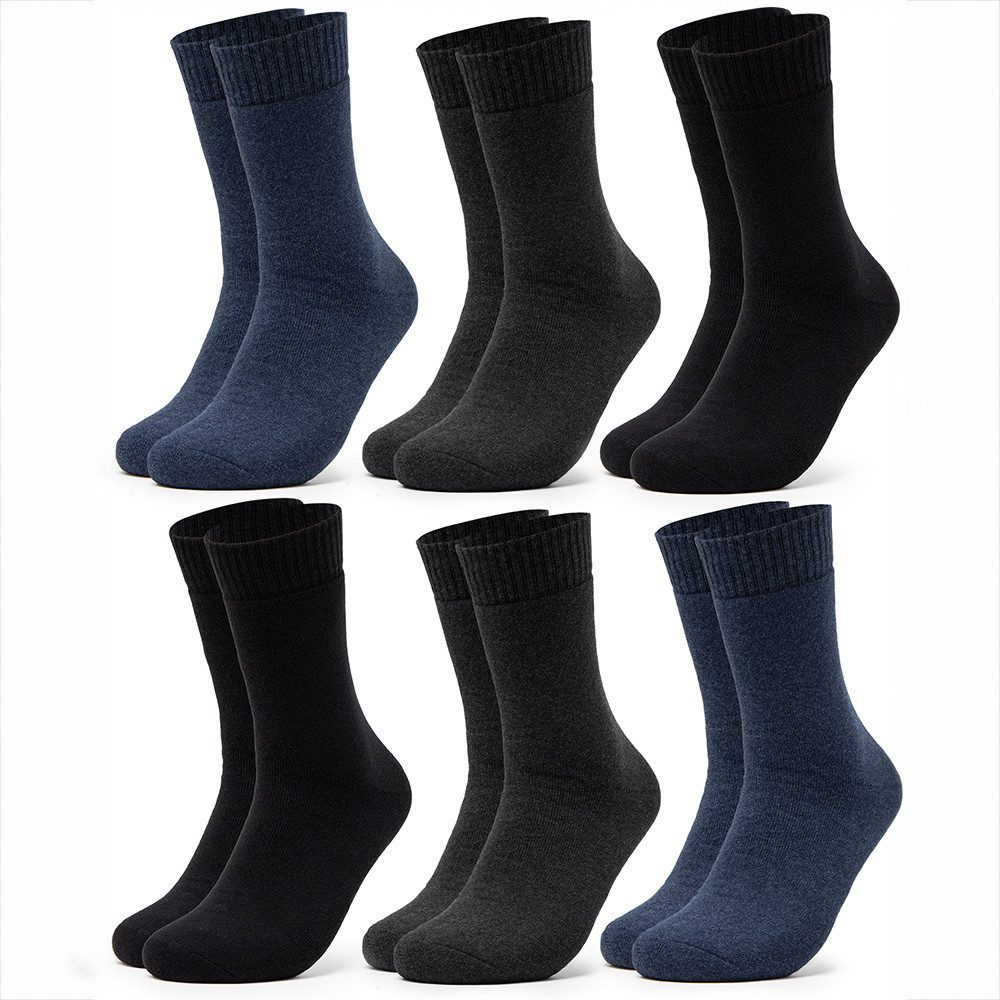 OCCULTO Norwegersocken Herren Thermosocken 6er Pack (Modell: Bille) (6-Paar günstig online kaufen