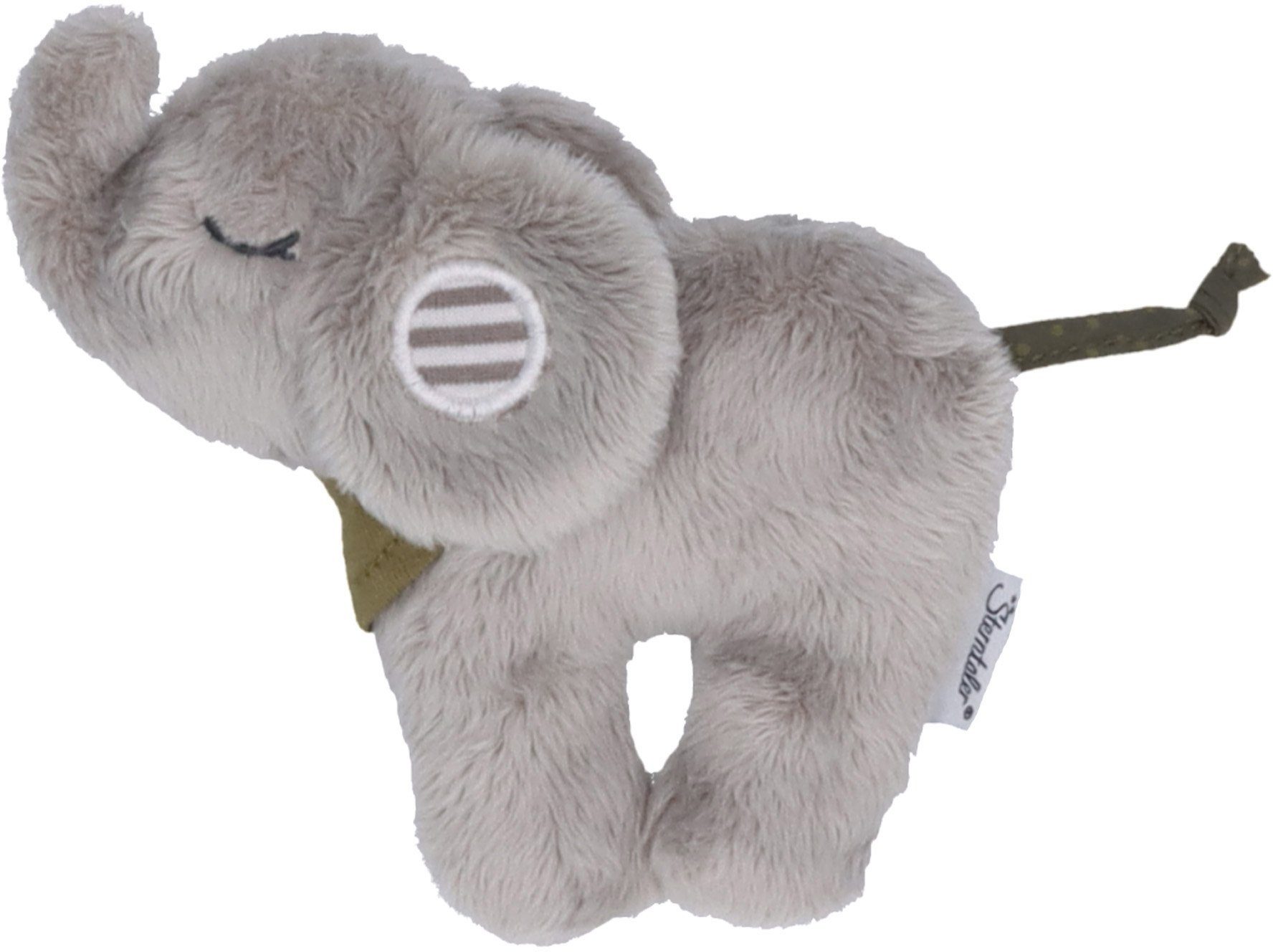 Kuscheltier Rassel Eddy, Sterntaler® Elefant mit Mini-Spieltier