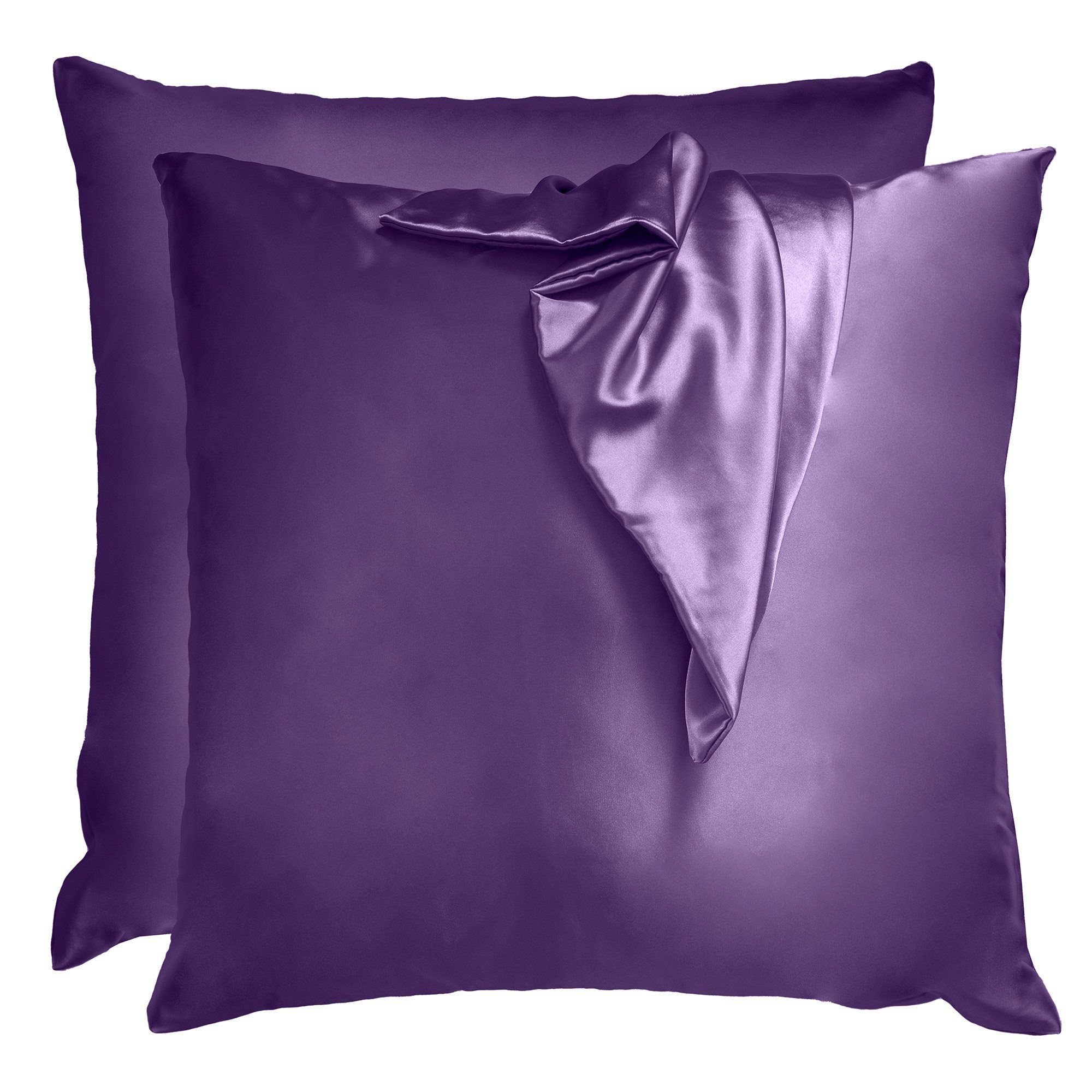 Komfortec Kissenbezug Mikrofaser Satin Kopfkissenbezug für Haar und Haut, ( günstig online kaufen