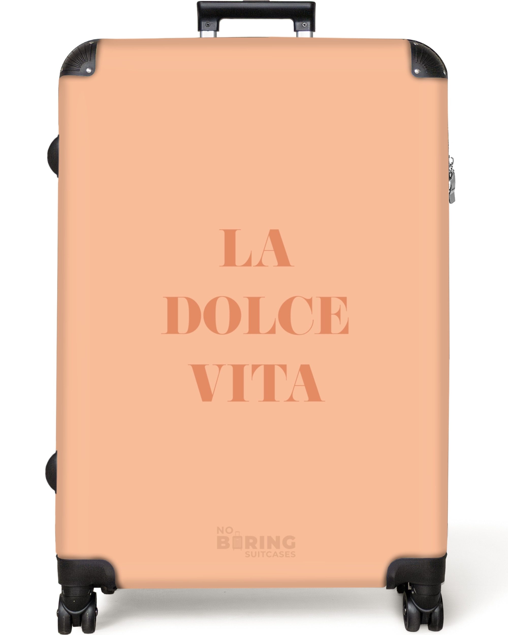 NoBoringSuitcases.com© Hartschalen-Trolley Das Zitat "la dolce günstig online kaufen