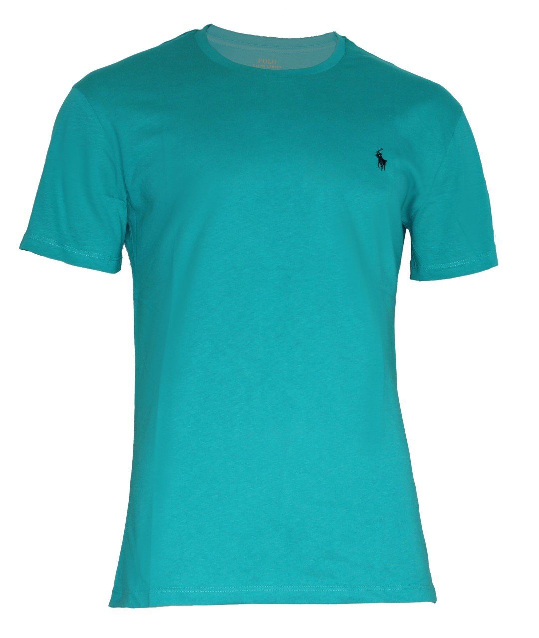 Polo Ralph Lauren T-Shirt Grün Logo CMFit Stickerei Rundhals