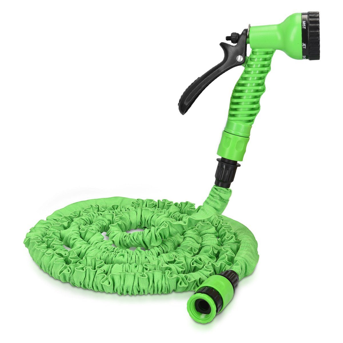 Gartenschlauch Gartenschlauch 10-30m - flexibel dehnbar mit 7 Funktionen Brause