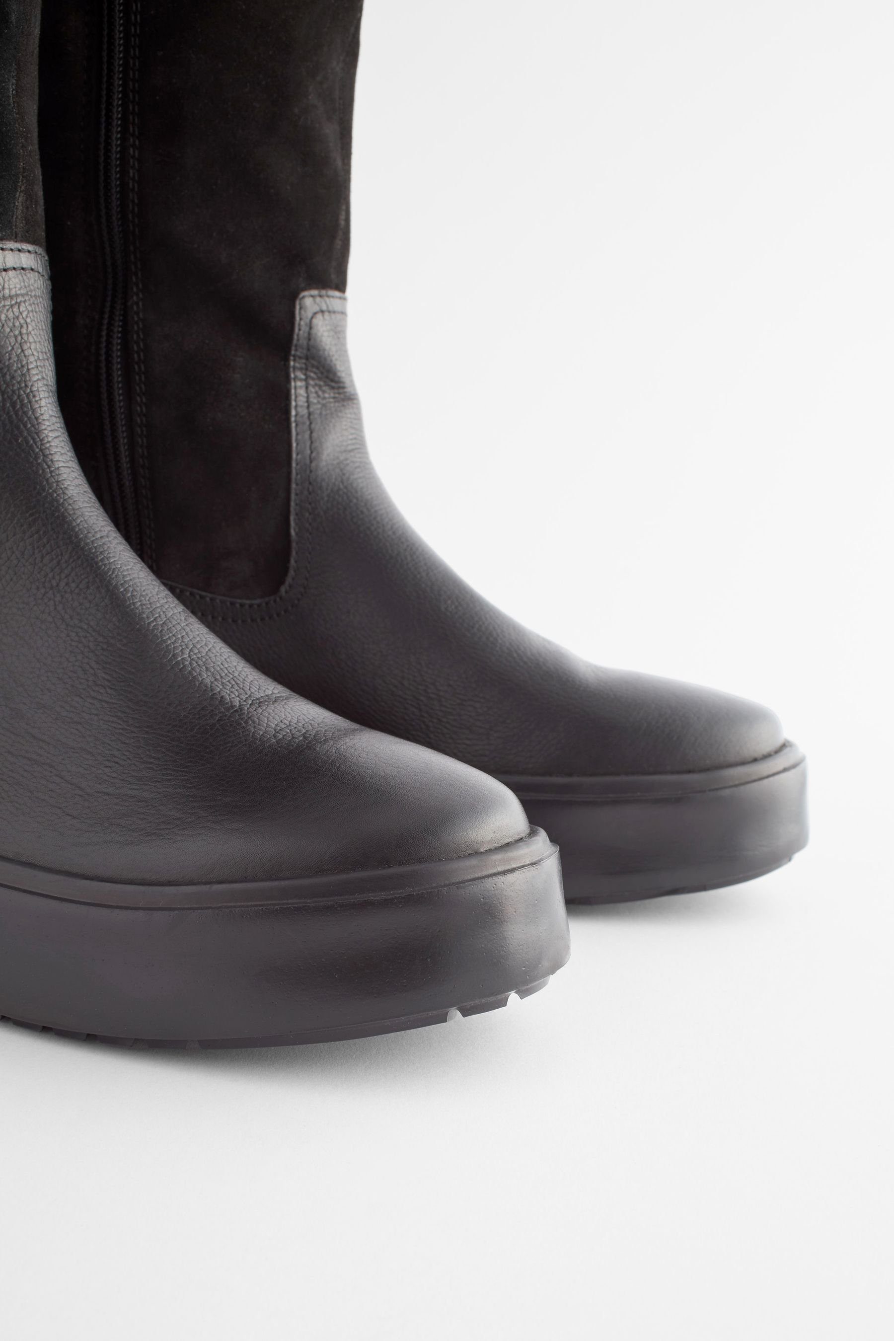 Next Forever Comfort® Kniehohe Kunstfellstiefel Stiefel (1-tlg)