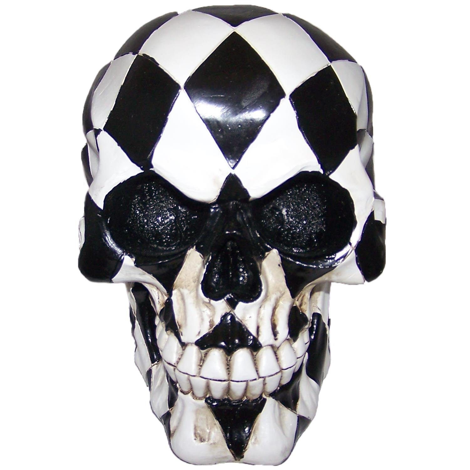 Dekofigur Deko-Schädel Chess Dekoration Schach, Totenkopf Skull PiWear