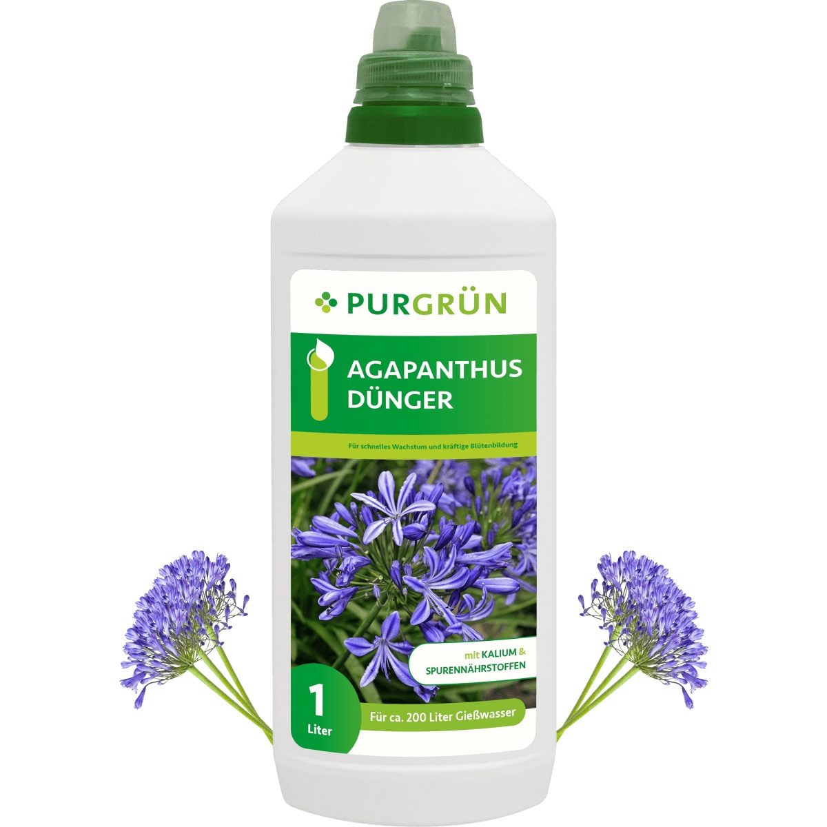 Purgrün Blumendünger Purgrün Agapanthus Dünger, NPK 3+5+7, extra Kalium