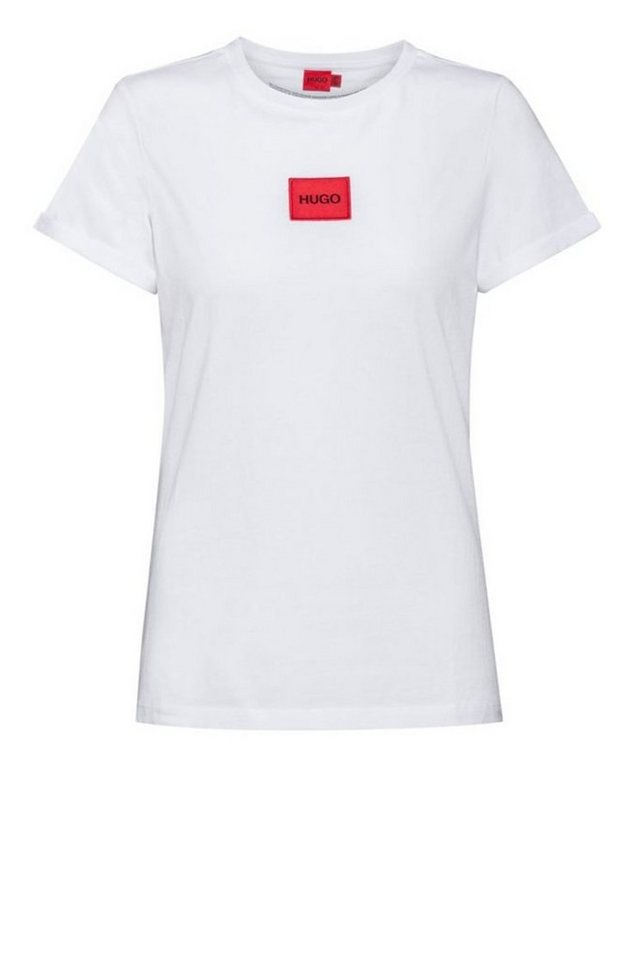 HUGO T-Shirt Damen T-Shirt THE SLIM TEE (1-tlg), Material: Obermaterial:  100% Baumwolle