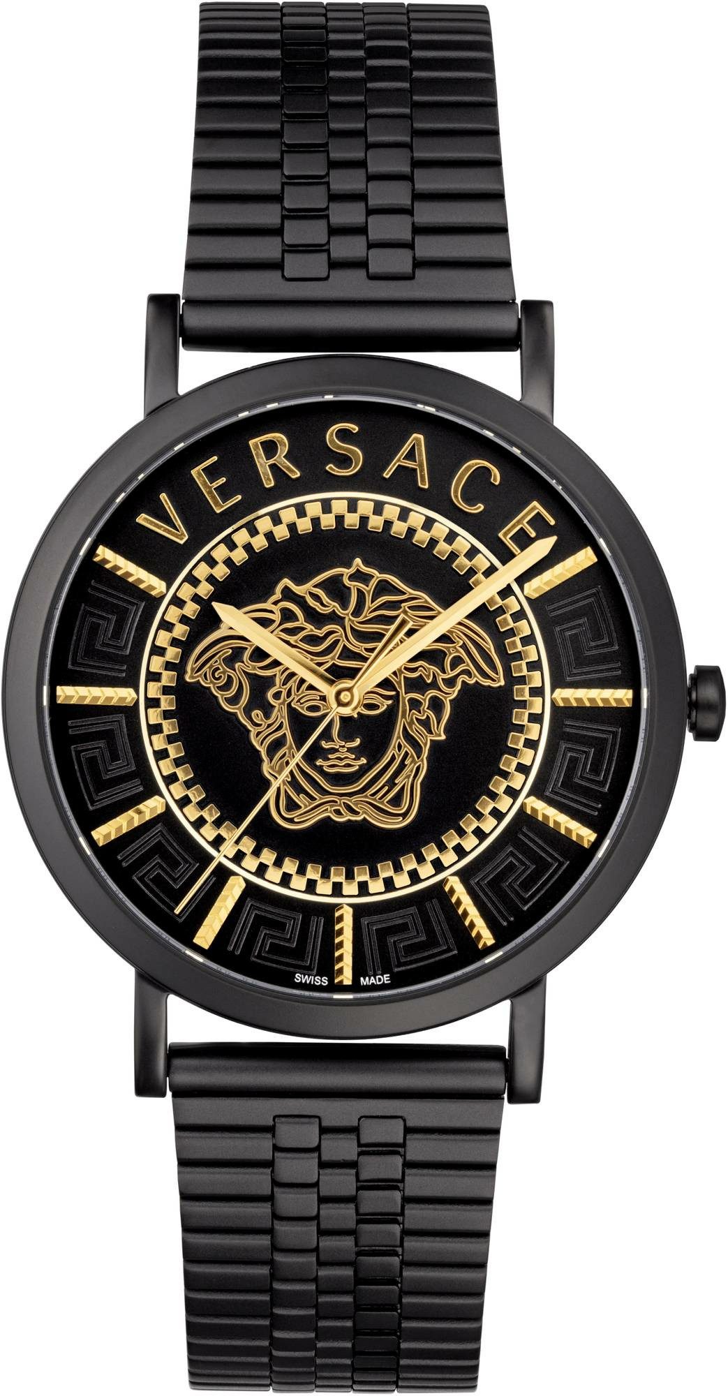 Versace Quarzuhr Analoguhr für Herren, (1-tlg)