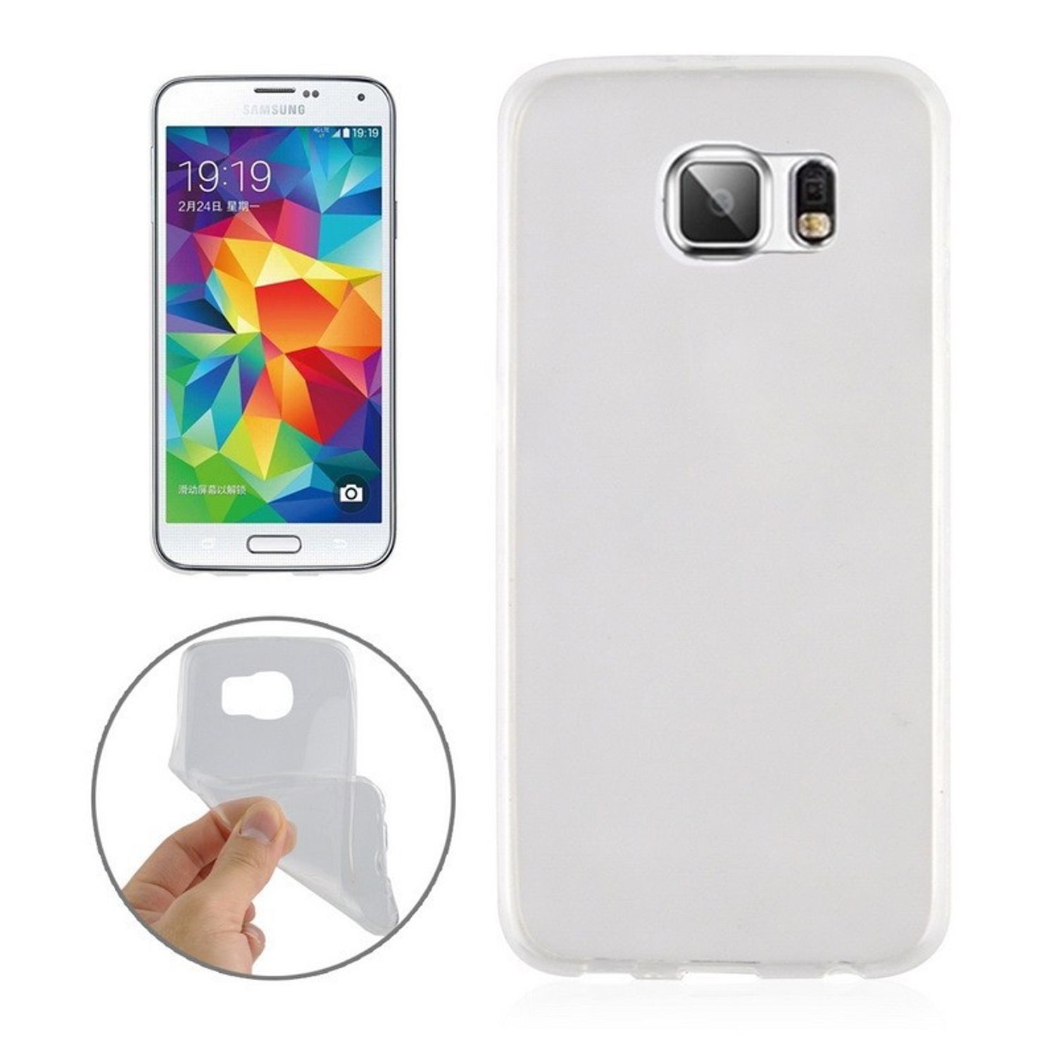 König Design Handyhülle Samsung Galaxy Note 4, Samsung Galaxy Note 4 Handyhülle Ultra Dünn Bumper Backcover Transparent