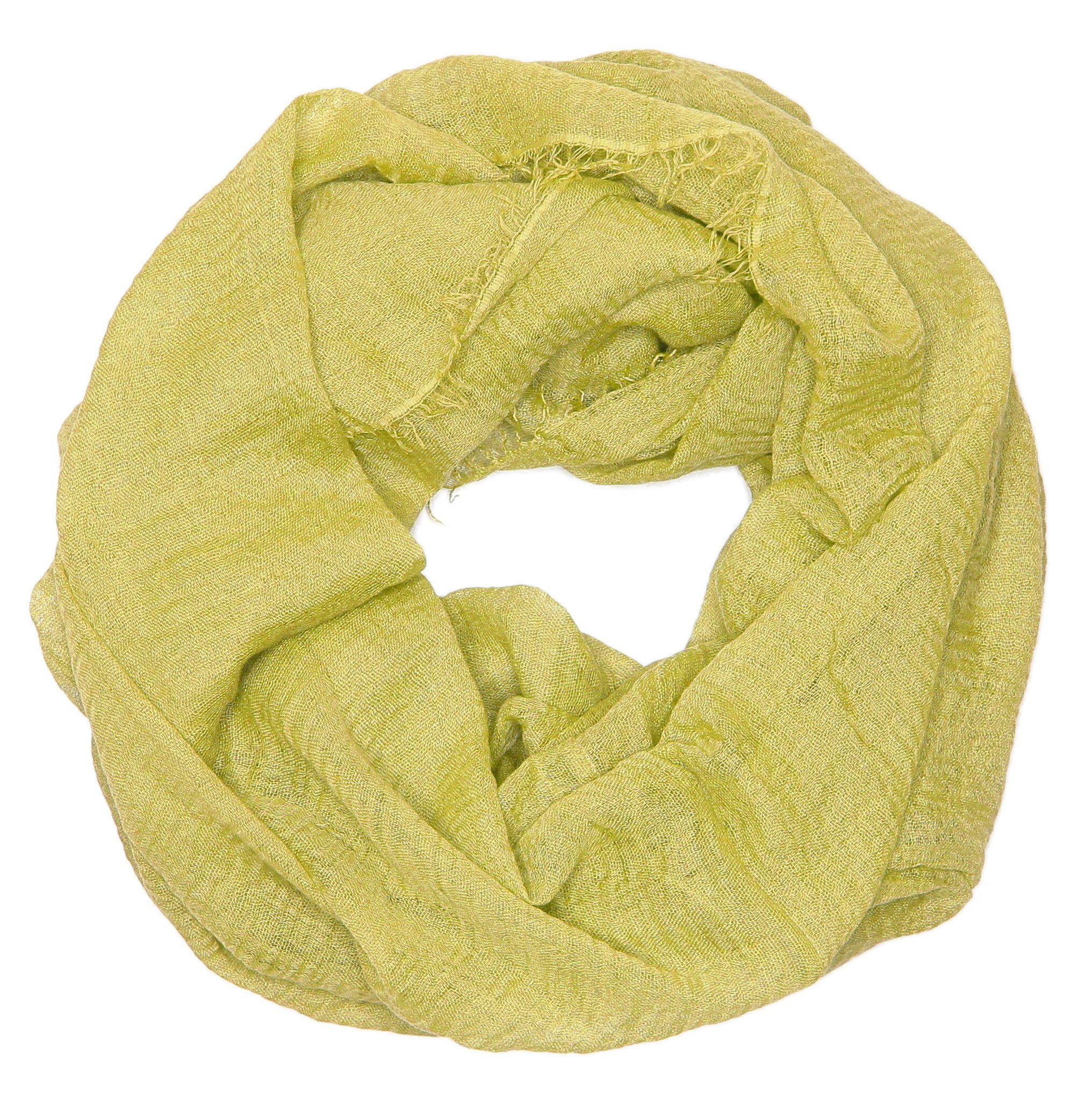 dy_mode Loop Damen Loop Schal/Schlauchschal/Rundschal in Unifarben Weicher Schal, in Unifarbe