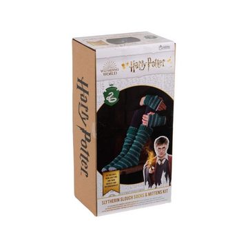 Harry Potter Strickhandschuhe Harry Potter Strümpfe & Fäustlinge grün zum Stricken