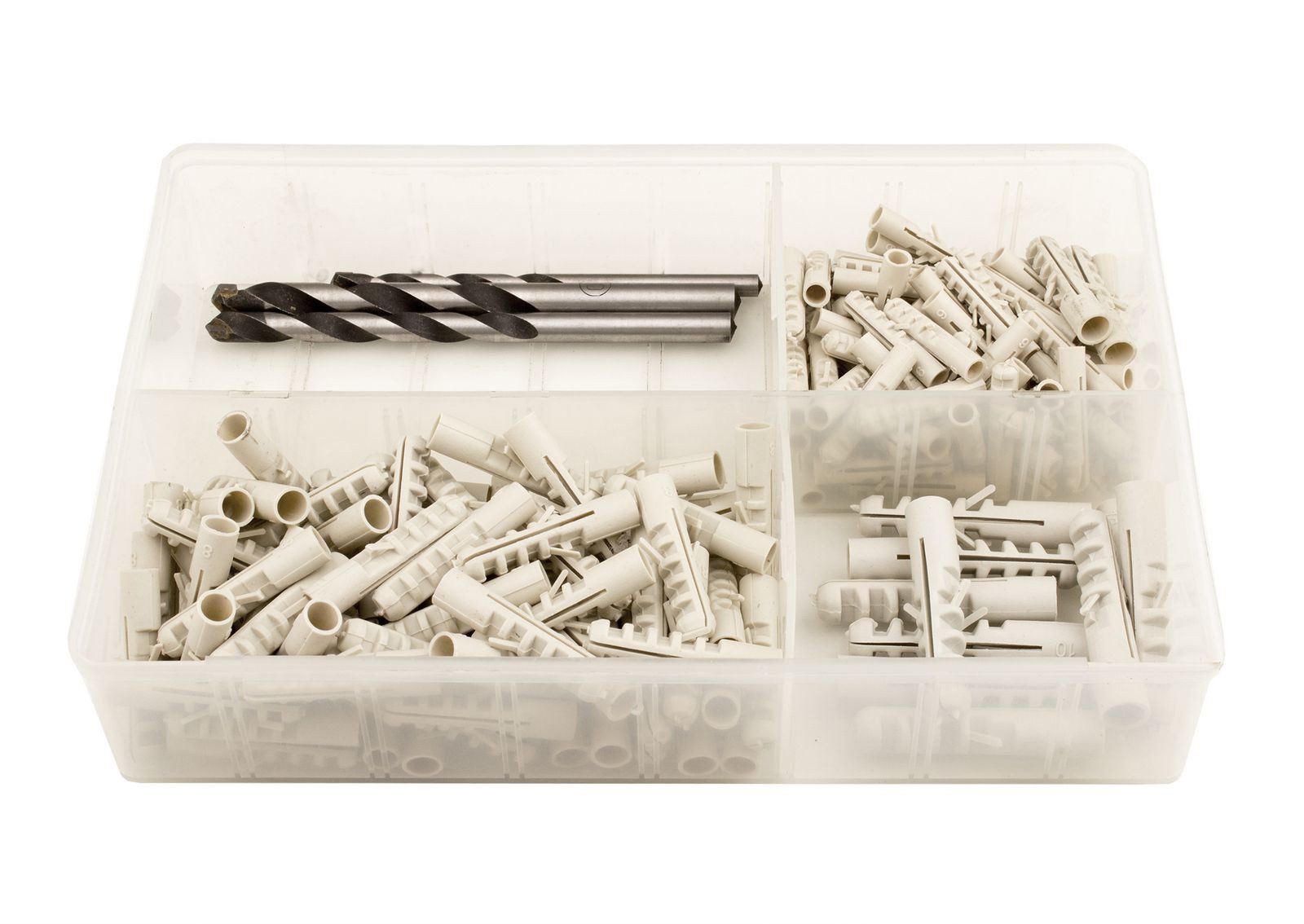 Vintec Universaldübel Vintec 160 Dübel + Betonbohrer 6,8,10mm Dübelsortiment Universaldübel, (160-tlg)