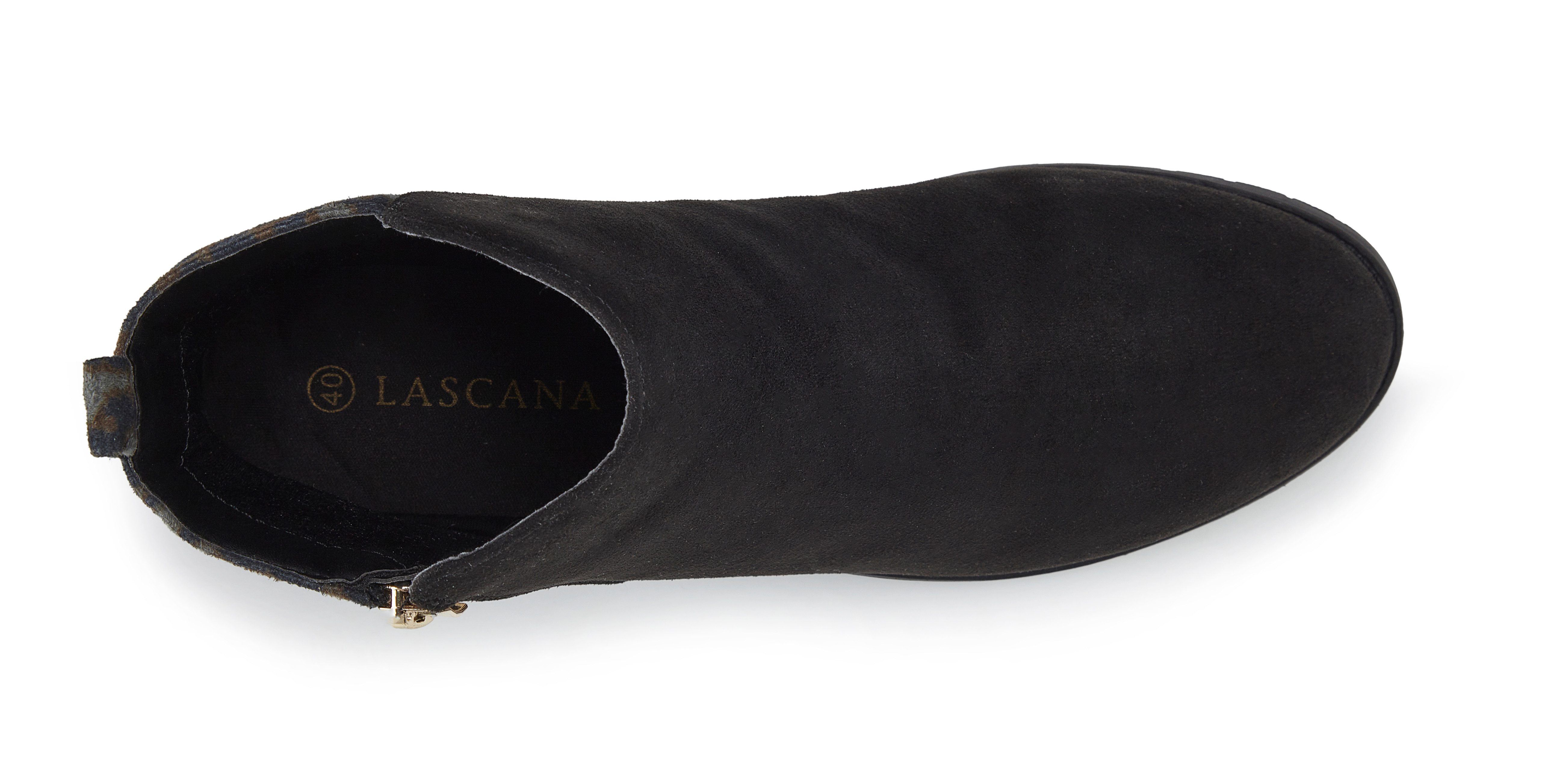 LASCANA Ankle Boots, Stiefel Stiefelette mit Leo-Print VEGAN