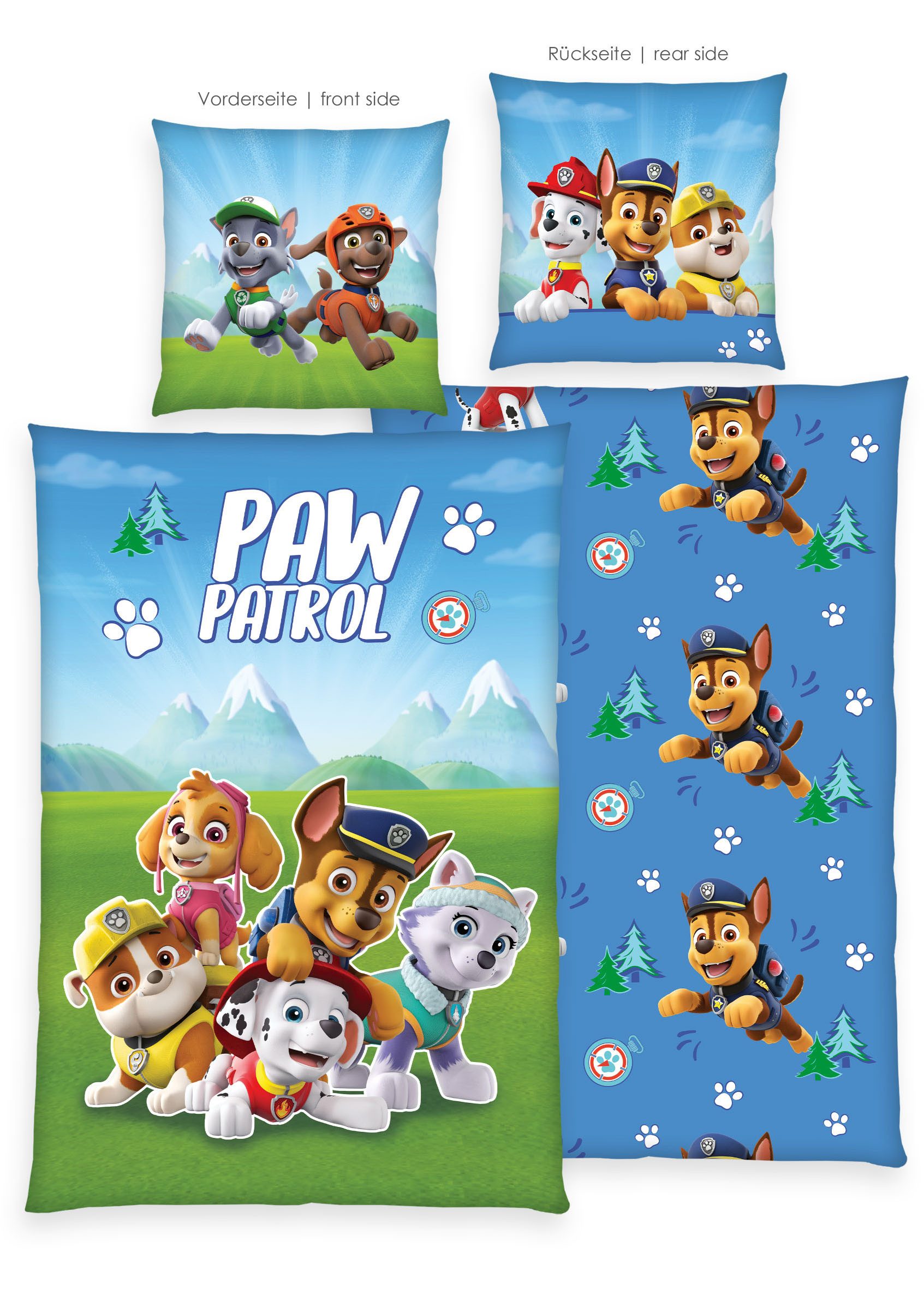 PAW PATROL Bettwäsche Paw Patrol, Renforcé, günstig online kaufen