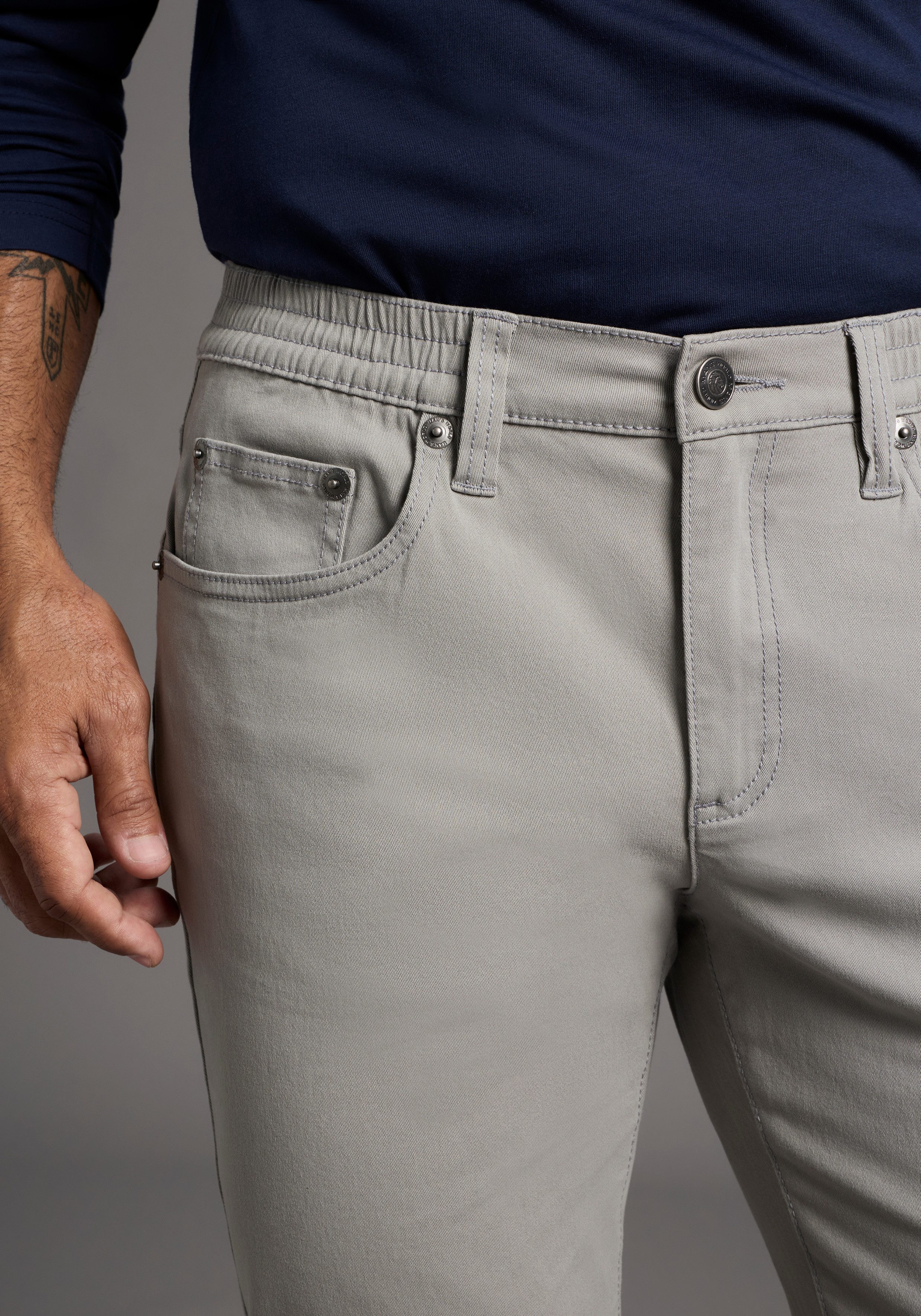Man's World 5-Pocket-Hose Stretchhose mit Dehnbund