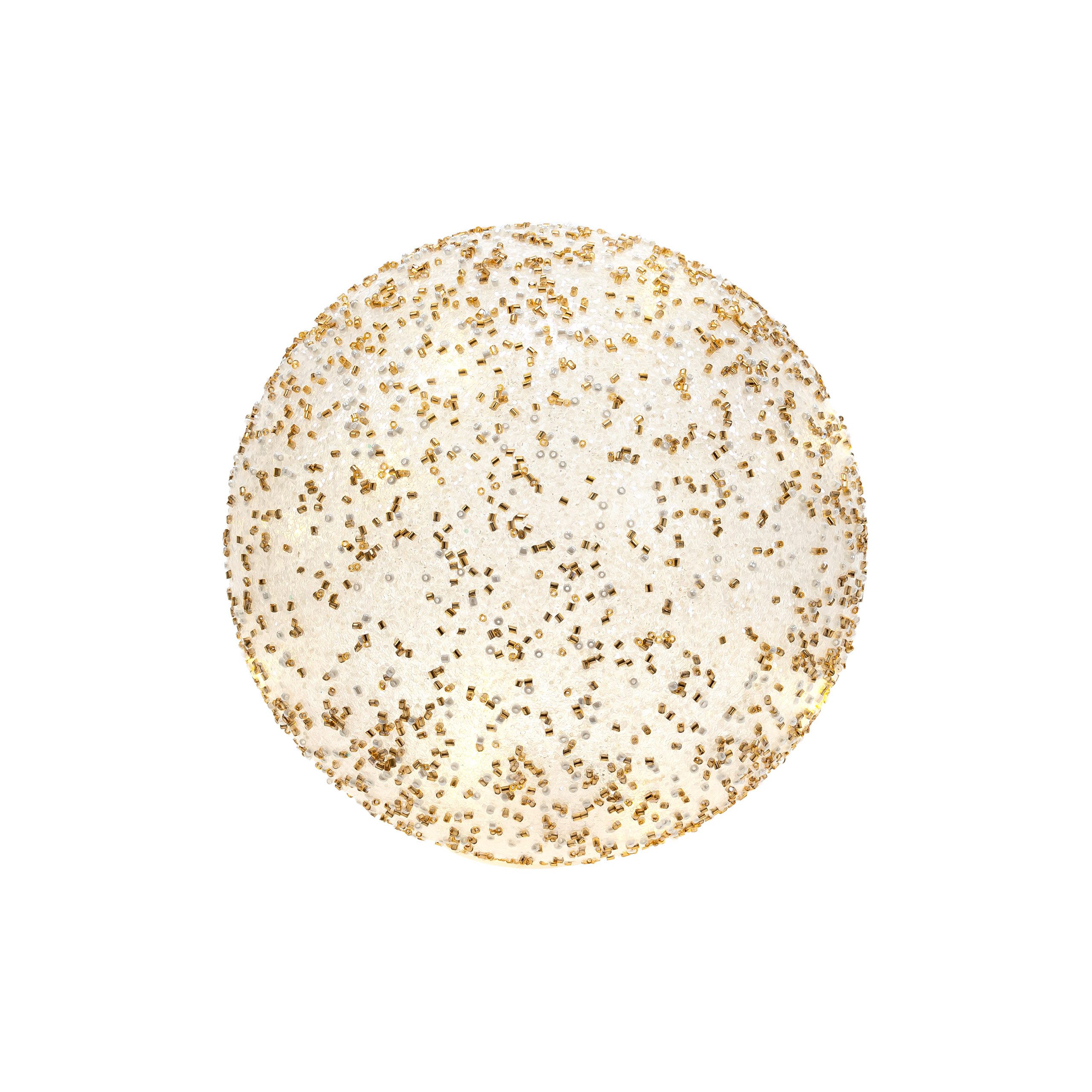 kamelshopping Weihnachtsbaumkugel Deko Kugel aus Glas mit Draht-Lichterkette als Beleuchtung, verschiedene Modelle, Echtglas, warm-weißes Licht, batteriebetrieben