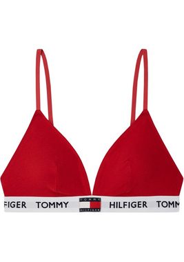 Tommy Hilfiger Underwear Triangel-BH PADDED TRIANGLE BRA mit Tommy Hilfger Logo-Schriftzug & Flag auf dem Elastiktape