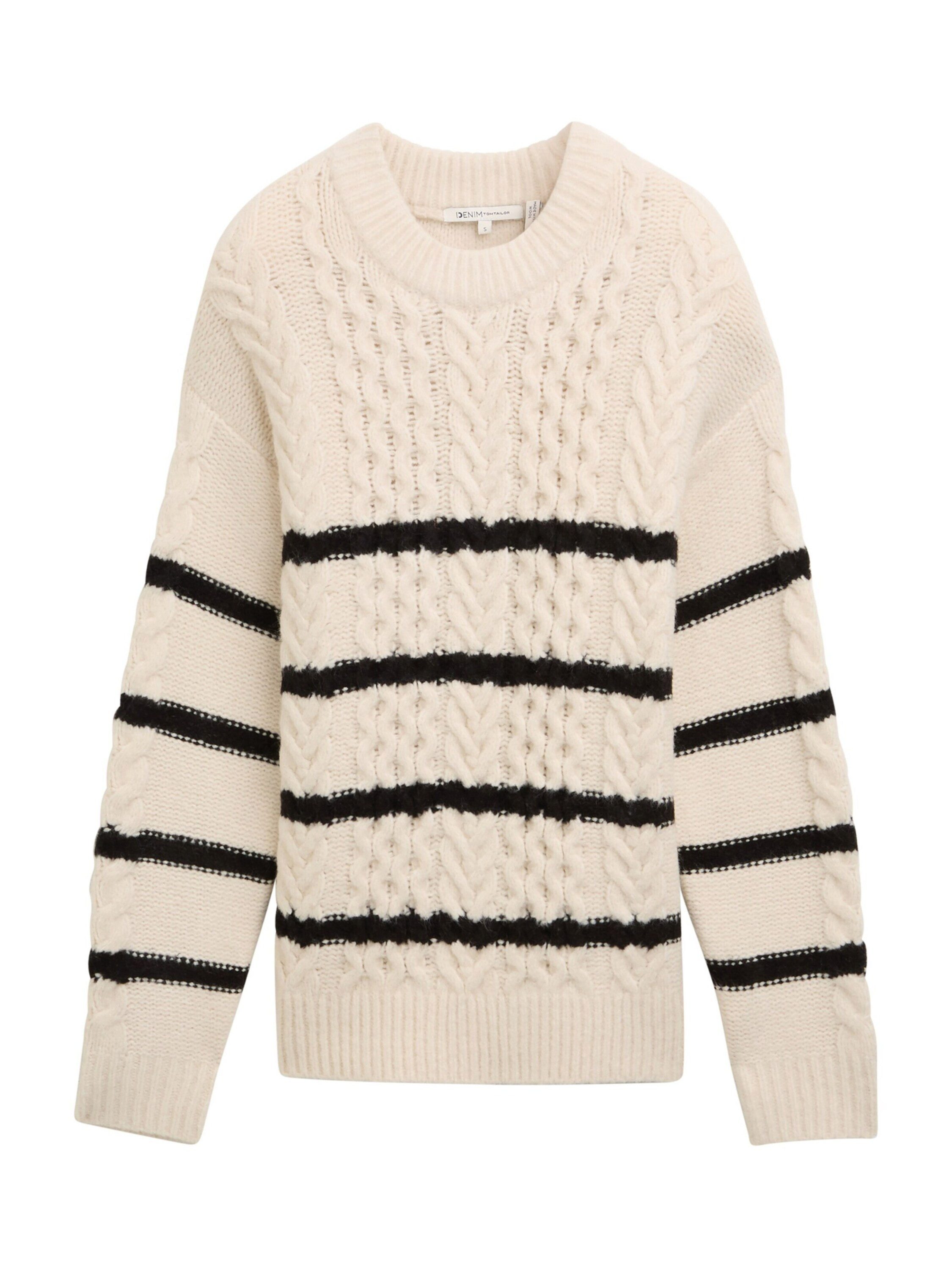 TOM TAILOR Denim Strickpullover (1-tlg) Plain/ohne Details