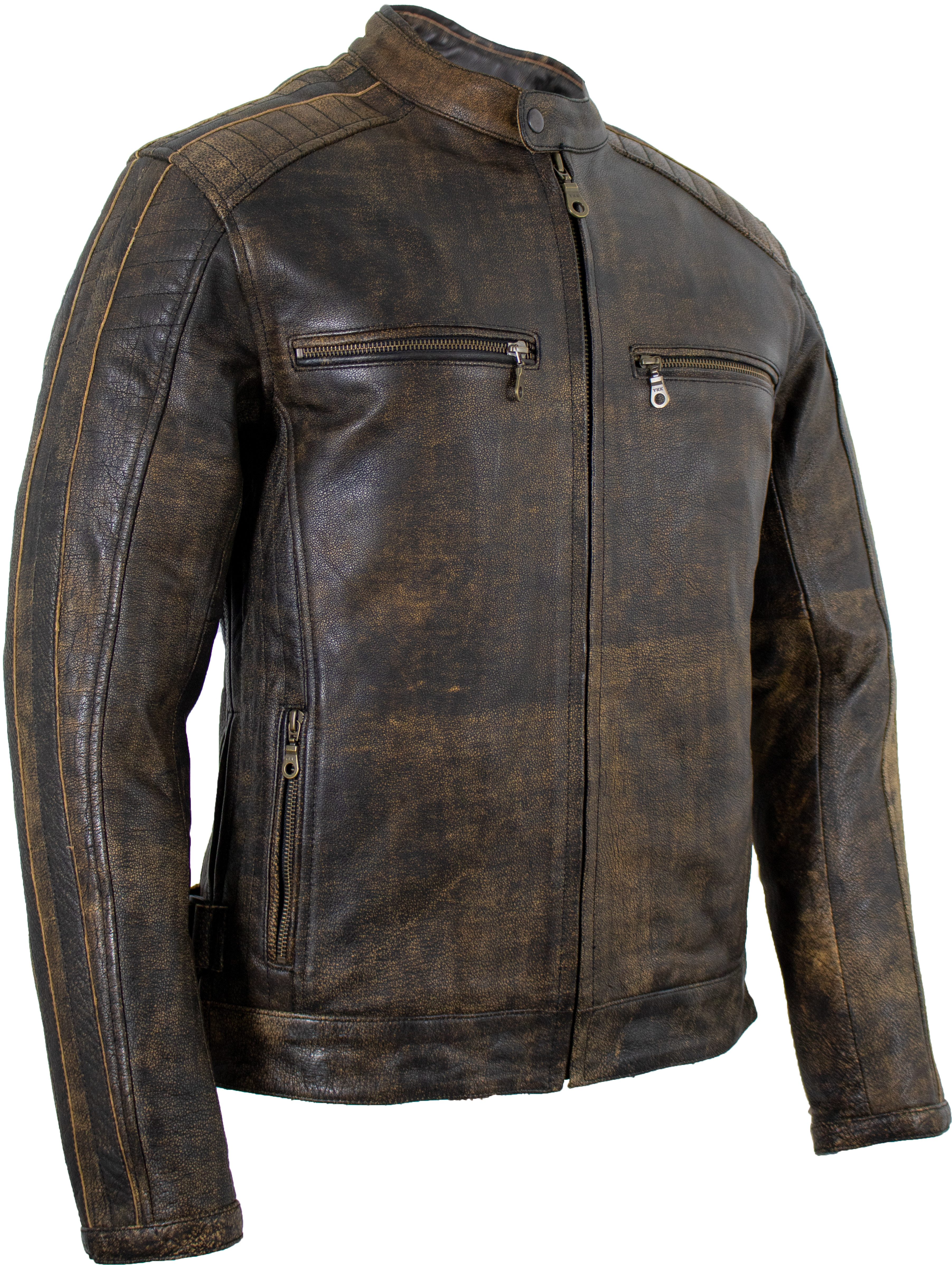 MDM Motorradjacke Herren Motorrad Jacke Vintage günstig online kaufen