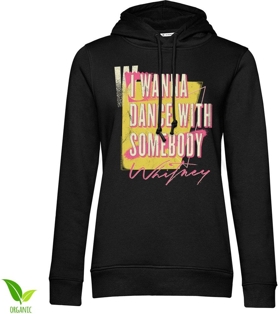 Whitney Houston Hoodie I Wanna Dance With Somebody Washed Girly Hoodie