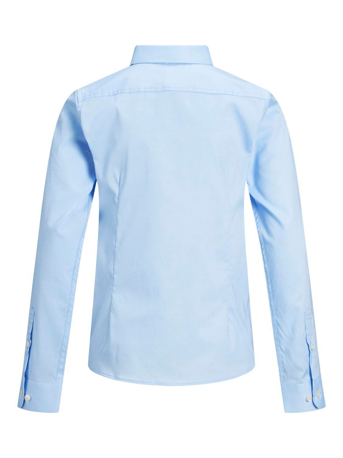 Jack & Jones Junior Langarmhemd JPRPARMA cool, elastisch, kombinierbar Baumwollmischung, regular fit