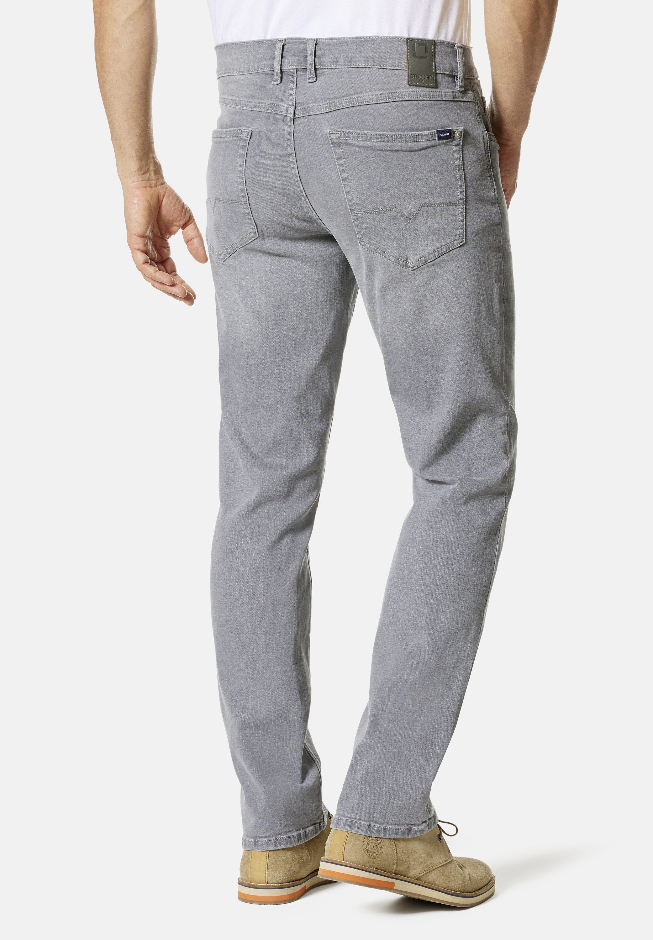Stooker Men 5-Pocket-Hose Frisco Denim Straight Fit Jeans Straight Fit Casu günstig online kaufen