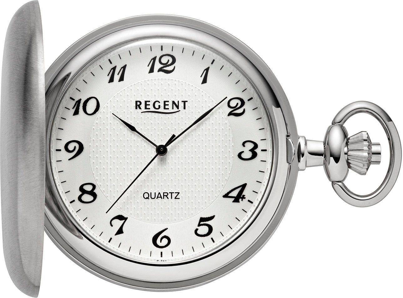 Regent Taschenuhr P741, (Set, 2-tlg., mit Kette), Quarzuhr, Herrenuhr, Acry günstig online kaufen