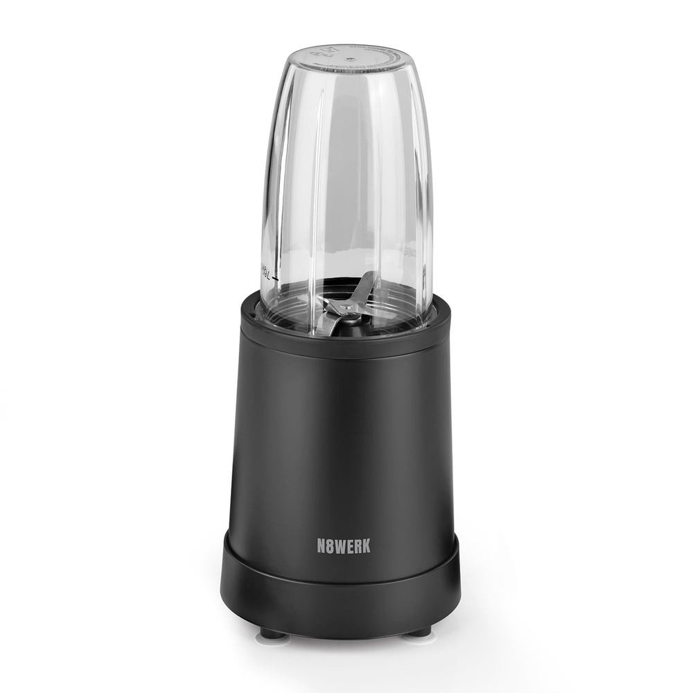 N8WERK Standmixer Smoothi Maker Milchshaker, 800 W, Nutrition Mixer schwarz