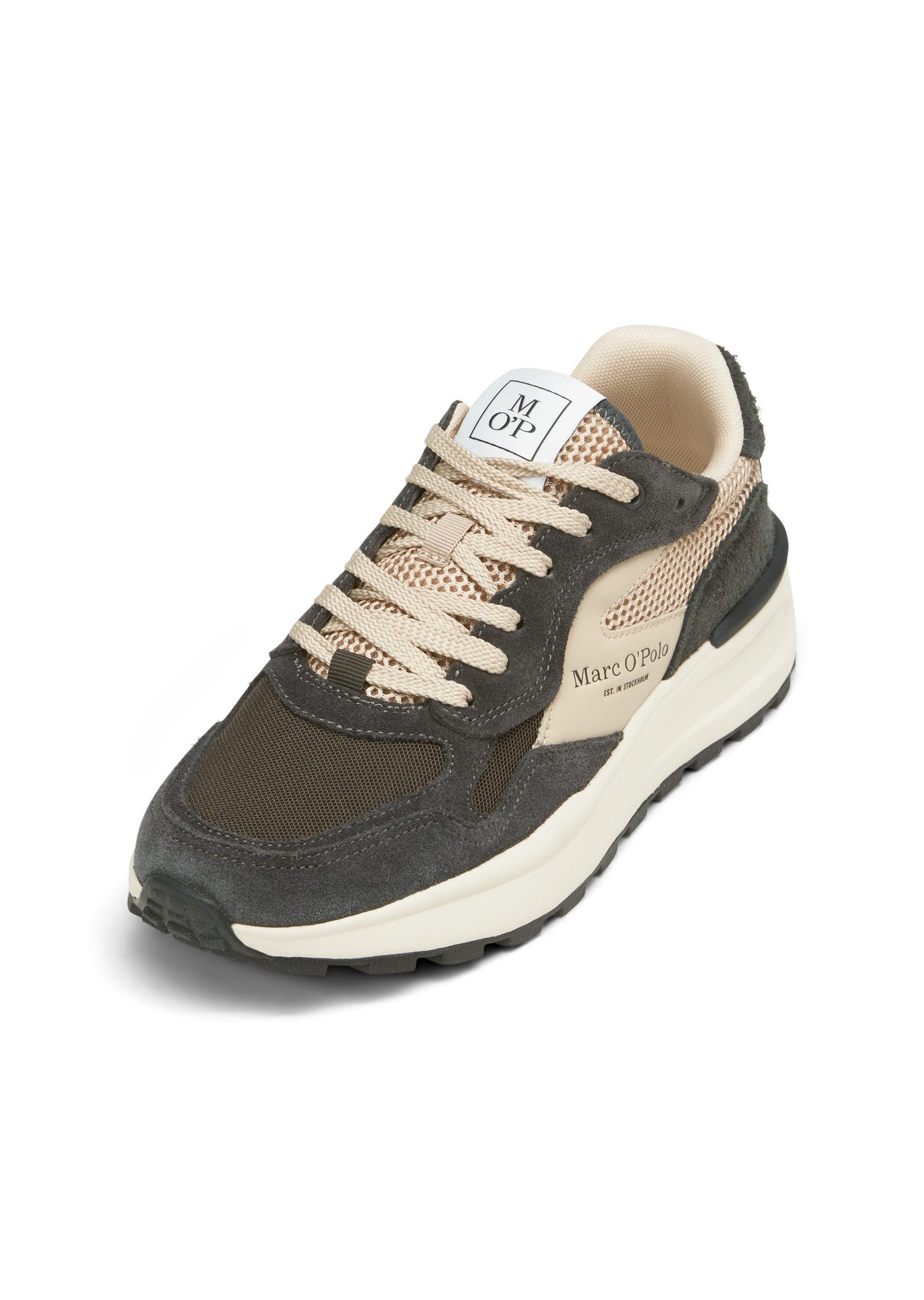 Marc O'Polo aus hochwertigem Material-Mix Sneaker günstig online kaufen
