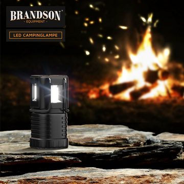 Brandson LED Taschenlampe, Campinglampe mit 2 abnehmbaren Taschenlampen, Laterne