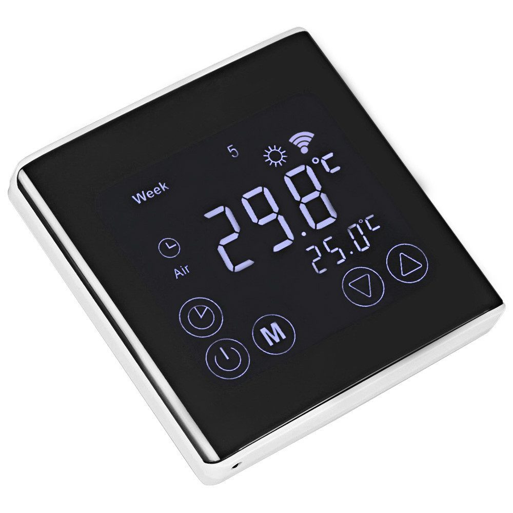 Daskoo Raumthermostat LCD Digital Home Smart Programmierbare, Wifi Thermostat, Raumthermostat Fußbodenheizung Wandheizung