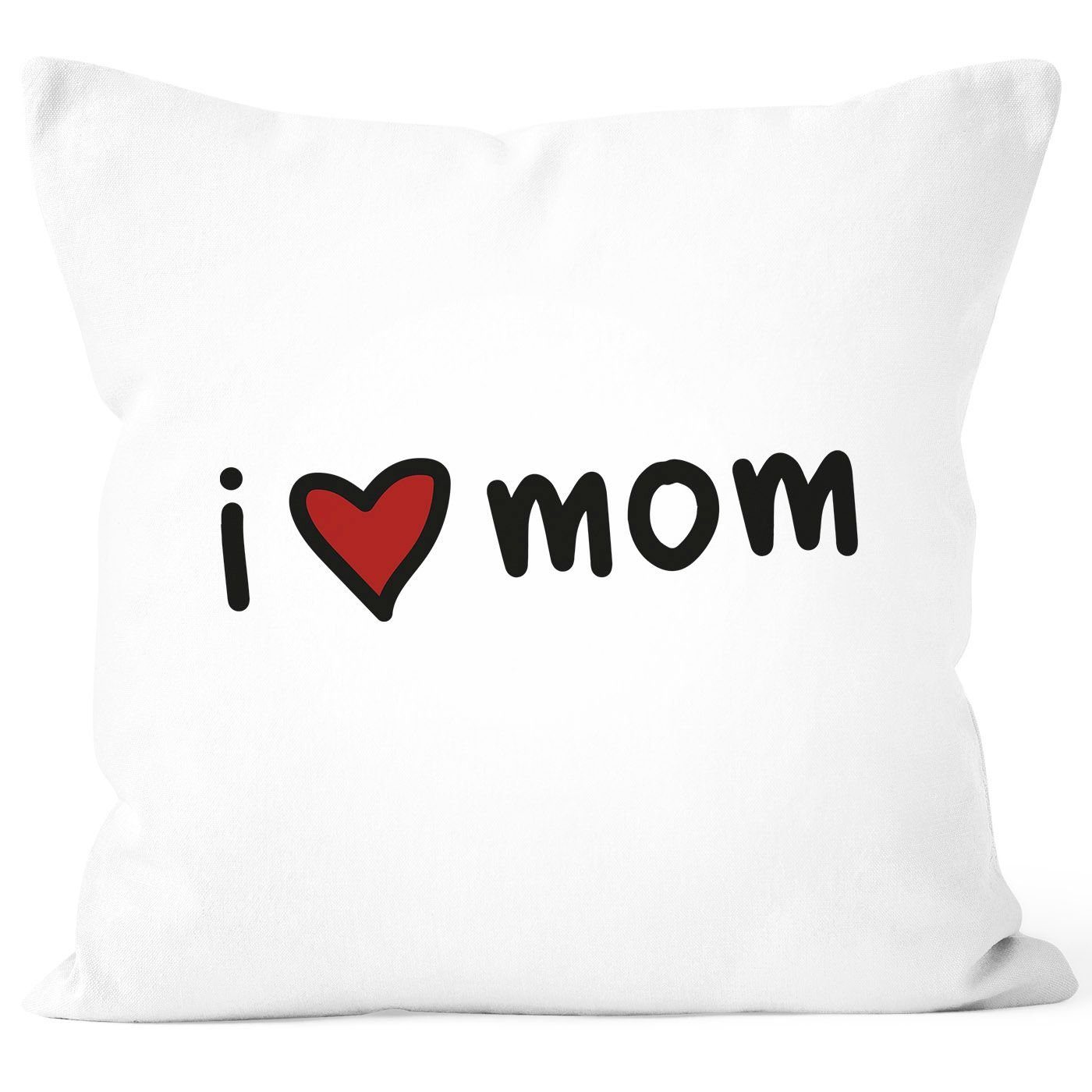 SpecialMe Dekokissen Kissen-Bezug I Mutti für love Ich Herz Mom liebe Mama Geschenk dich Muttertag SpecialMe®