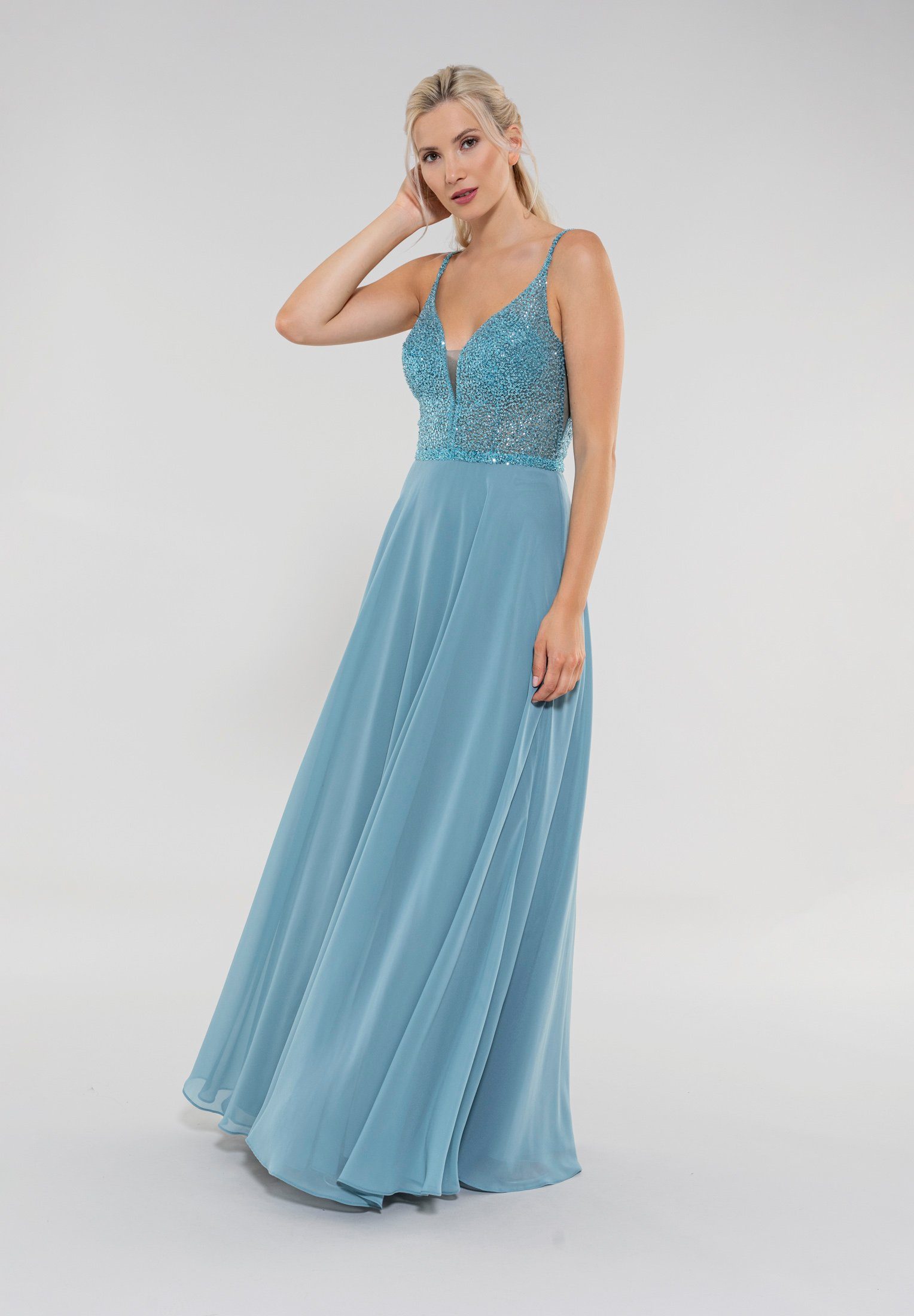 SWING Abendkleid Tiefer Auschnitt / Dekolleté günstig online kaufen