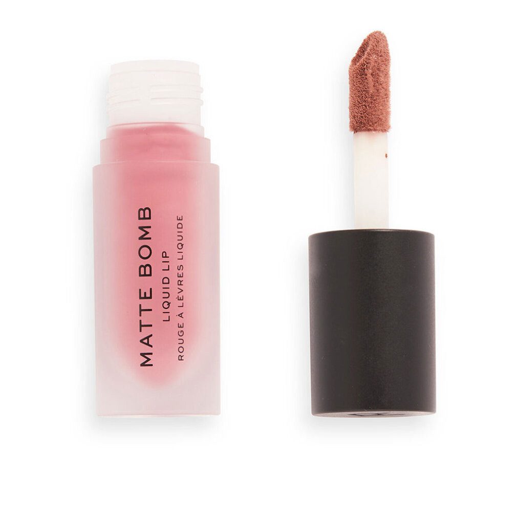 MAKE UP REVOLUTION Lippenpflegemittel Revolution Make Up Matte Bomb Liquid Lip Delicate Brown 4,60ml