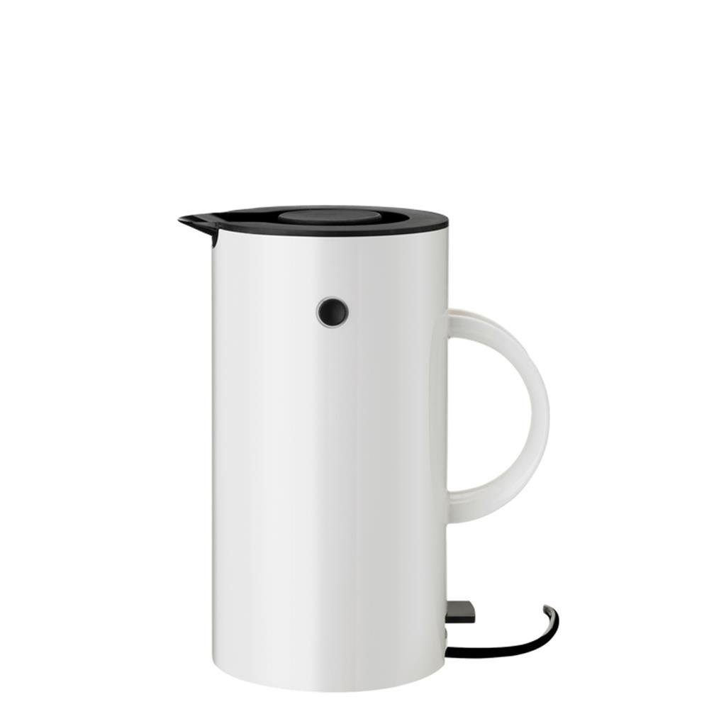 Stelton Wasserkocher EM77 Eleganter Wasserkocher 1,5 Liter Weiß, kabelloser elektrischer Kocher
