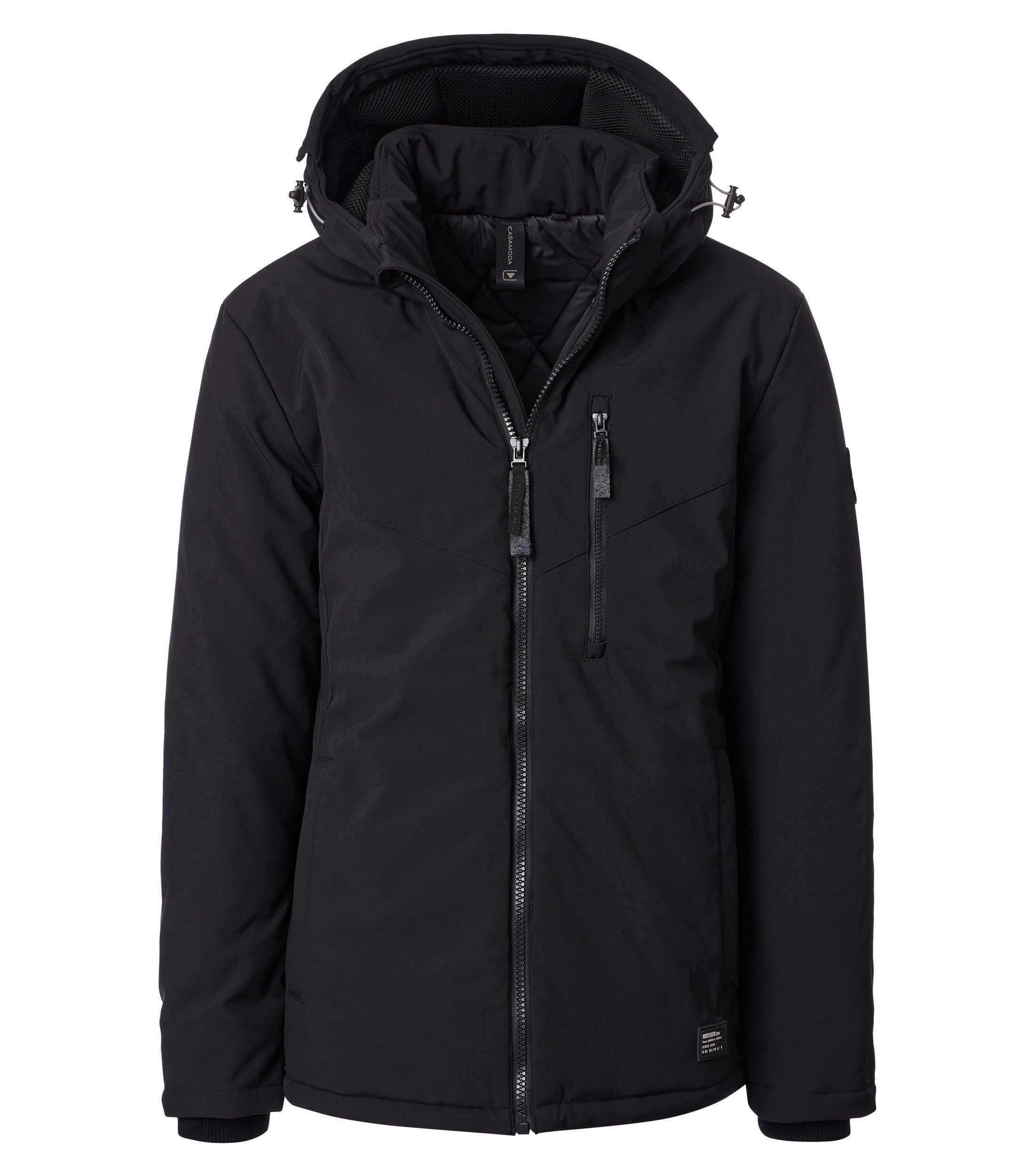 Funktionsjacke CASAMODA Jacke mit Kapuze uni