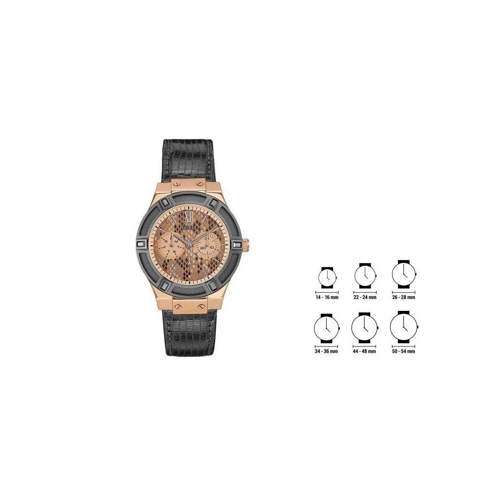 Guess Quarzuhr Guess Damenuhr W0289L4 39mm Armbanduhr Uhr Braun