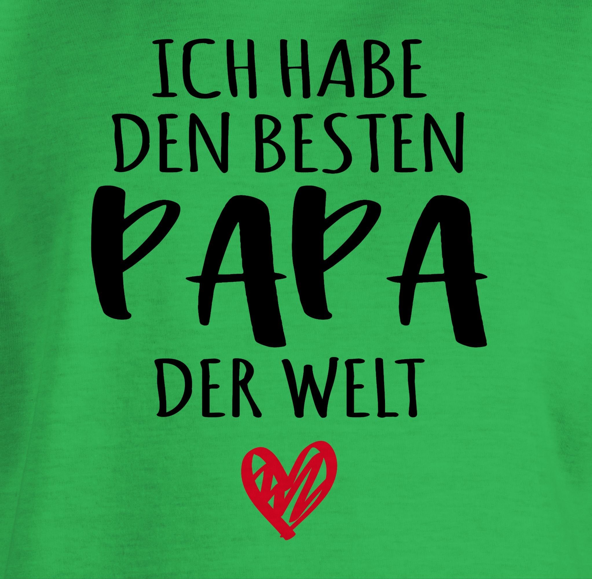 Shirtracer T-Shirt habe den Welt Beste 3 Grün Papa Ich Tochter besten & Geschenk Papa der Sohn Bester der ist Kinder - Papa