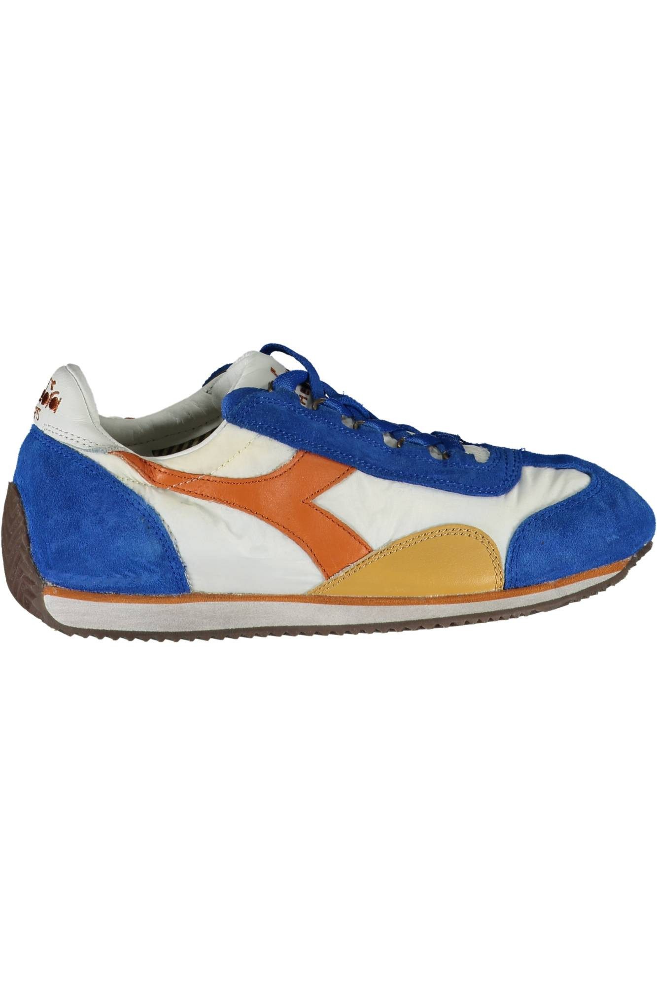 Diadora Sneaker Blaue Sportschuhe für Damen mit Kontrastdetails