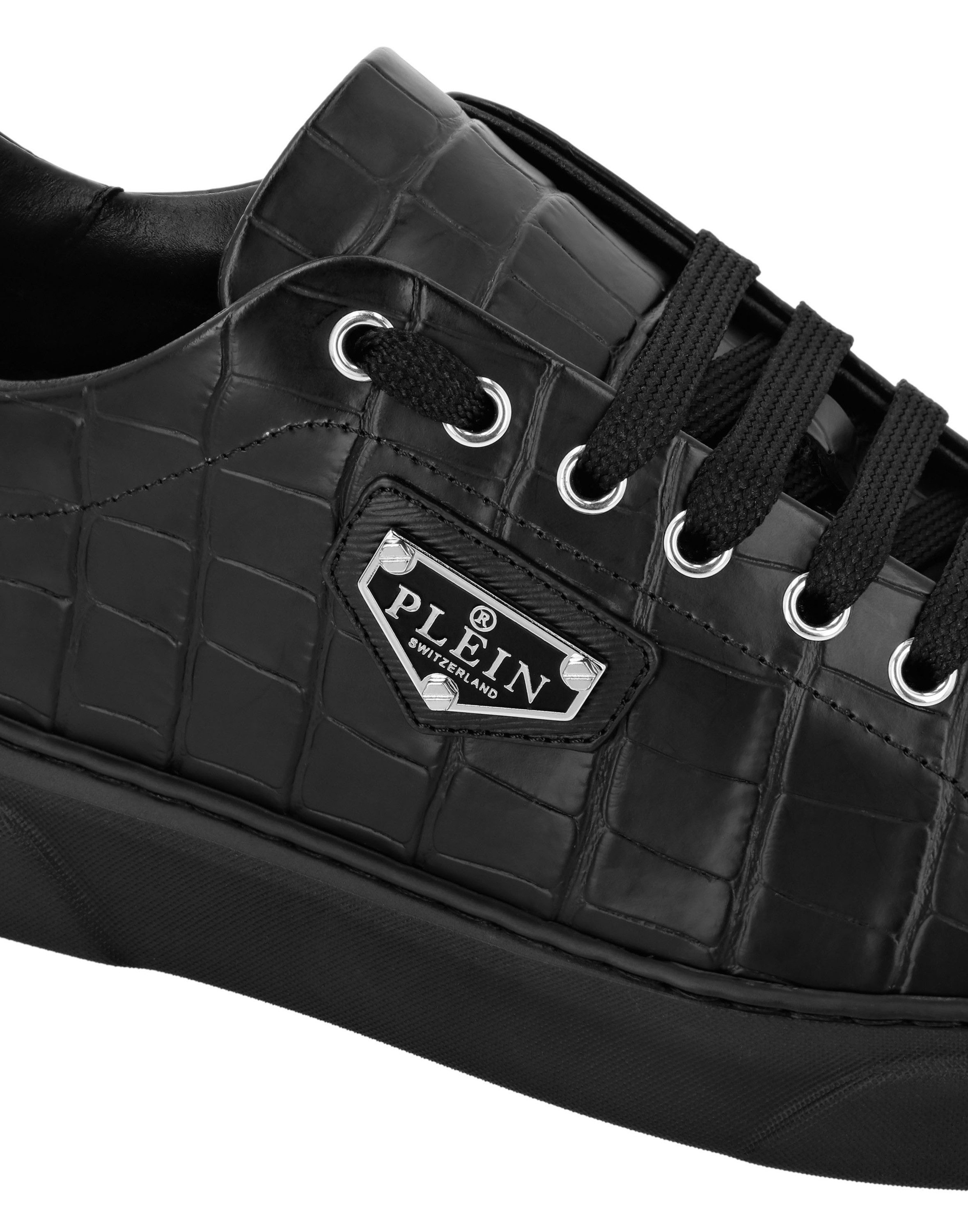 PHILIPP PLEIN Iconic Plein Crocco Print Sneaker