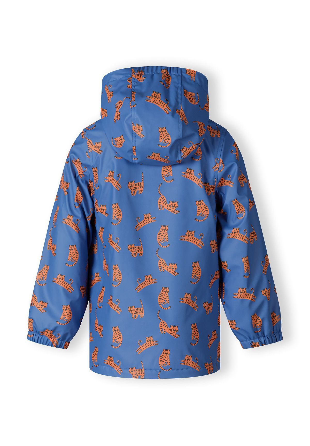 MINOTI Regenjacke wasserabweisende Jacke mit Fleece Futter farbige Muster, elastische Ärmelbündchen
