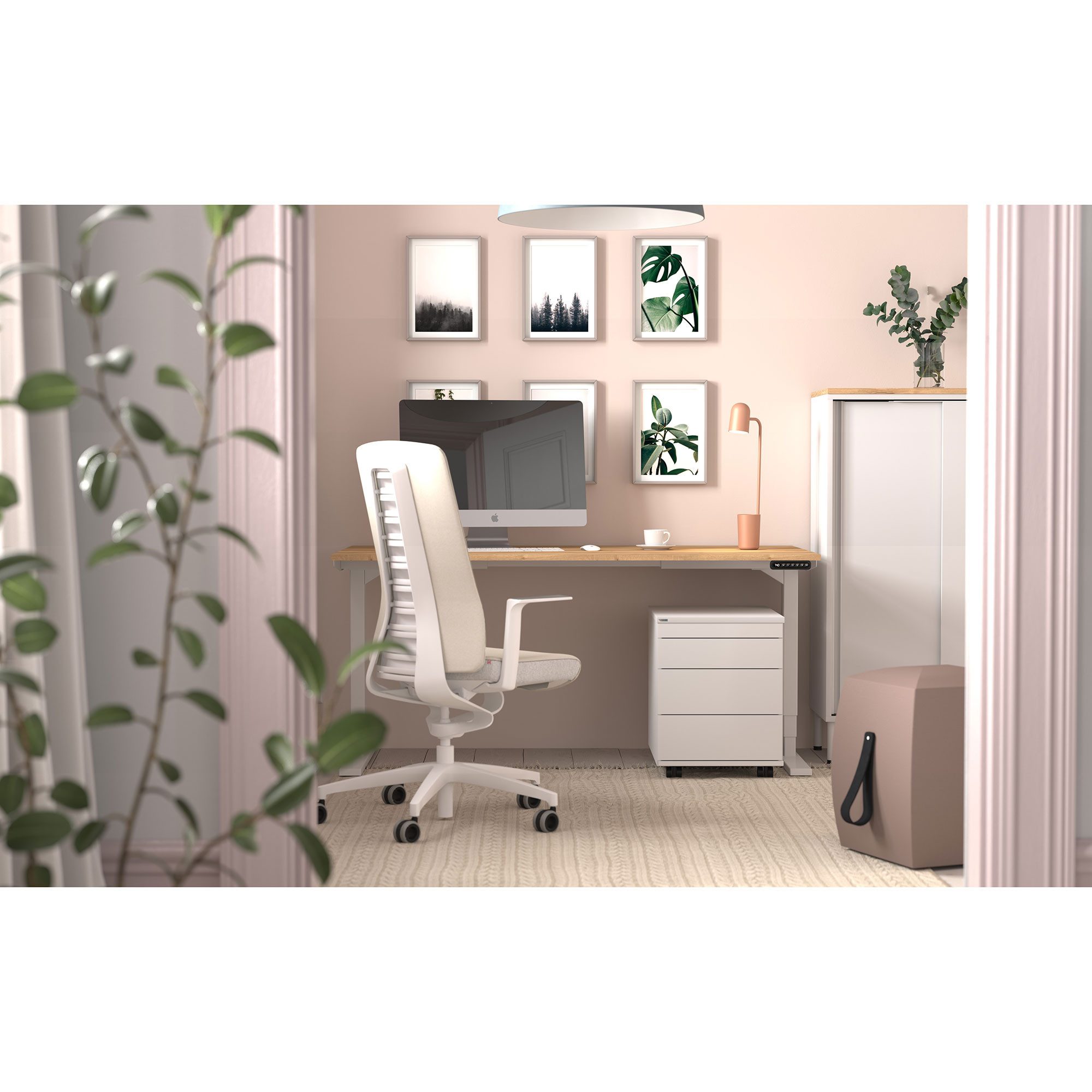 ASSMANN Büromöbel Rollcontainer Pontis, (fertig montiert, für Büro und Homeoffice), TÜV-zertifiziert, Blauer Engel, FEMB Level 3