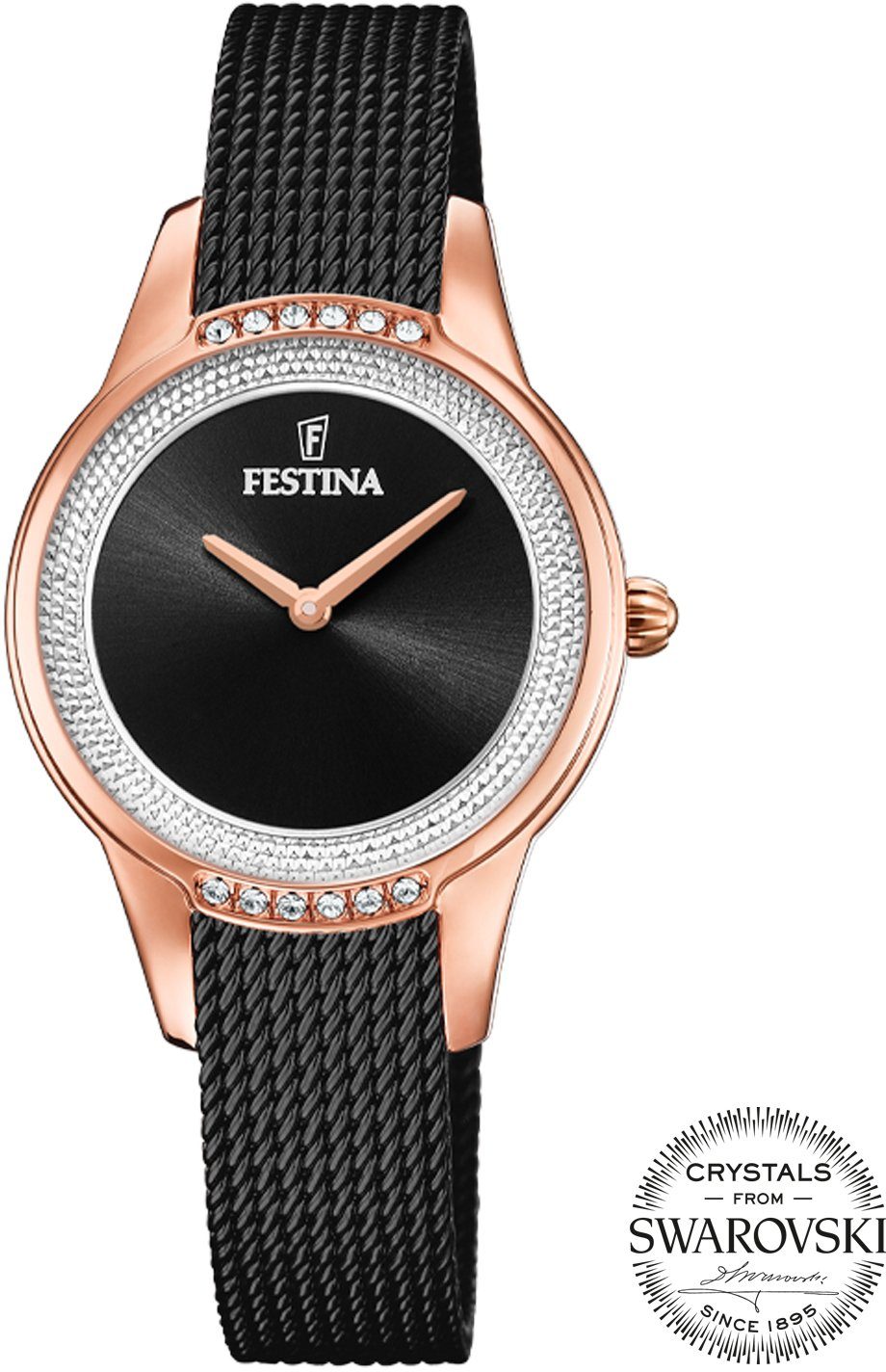 Festina Quarzuhr Mademoiselle F20496/2, Armbanduhr, Damenuhr, günstig online kaufen