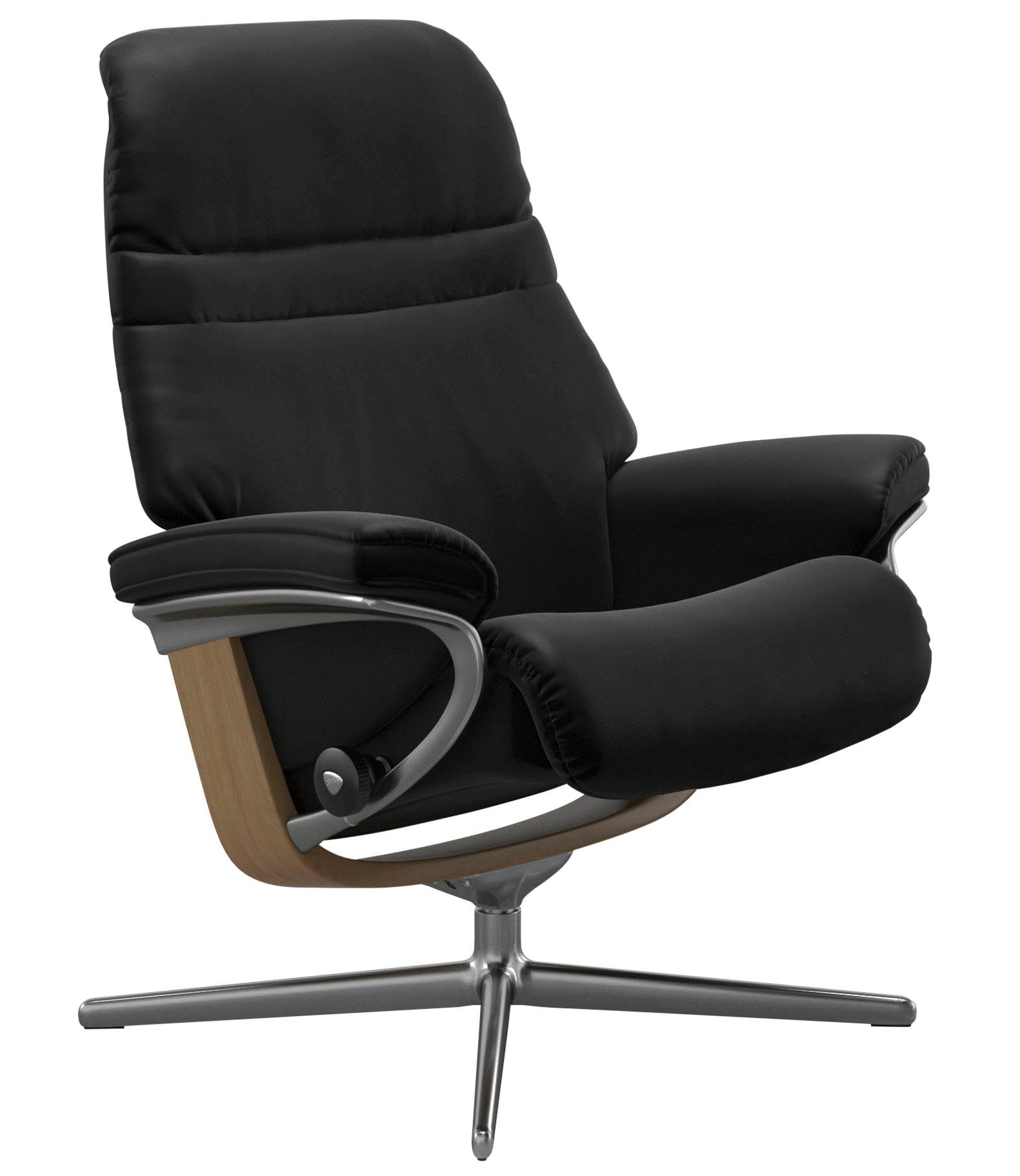 Stressless® Relaxsessel Sunrise, mit Cross Base, Größe S, M & L, Holzakzent Eiche