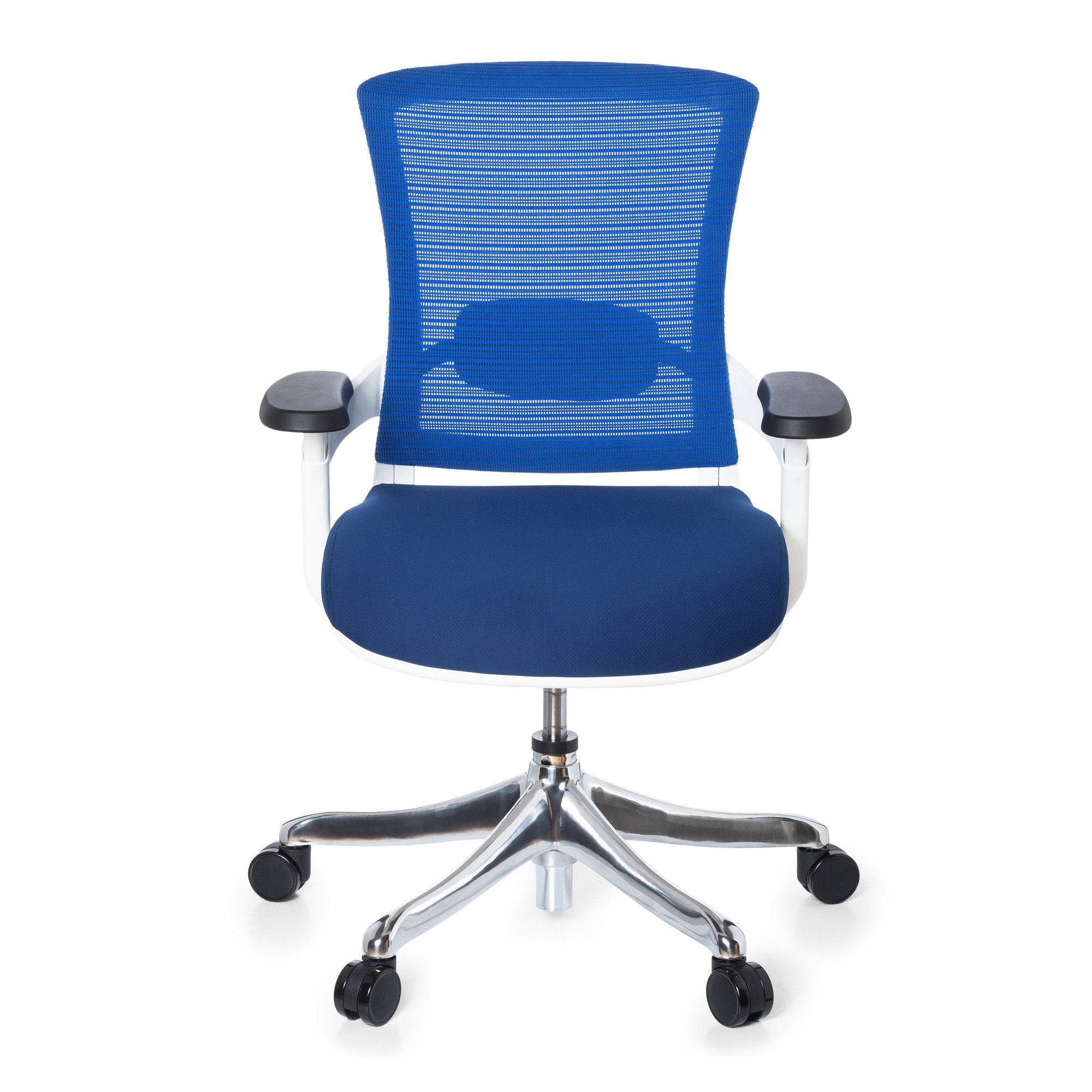hjh OFFICE Drehstuhl High End Bürostuhl SKATE STYLE Stoff (1 St), Schreibtischstuhl ergonomisch Blau