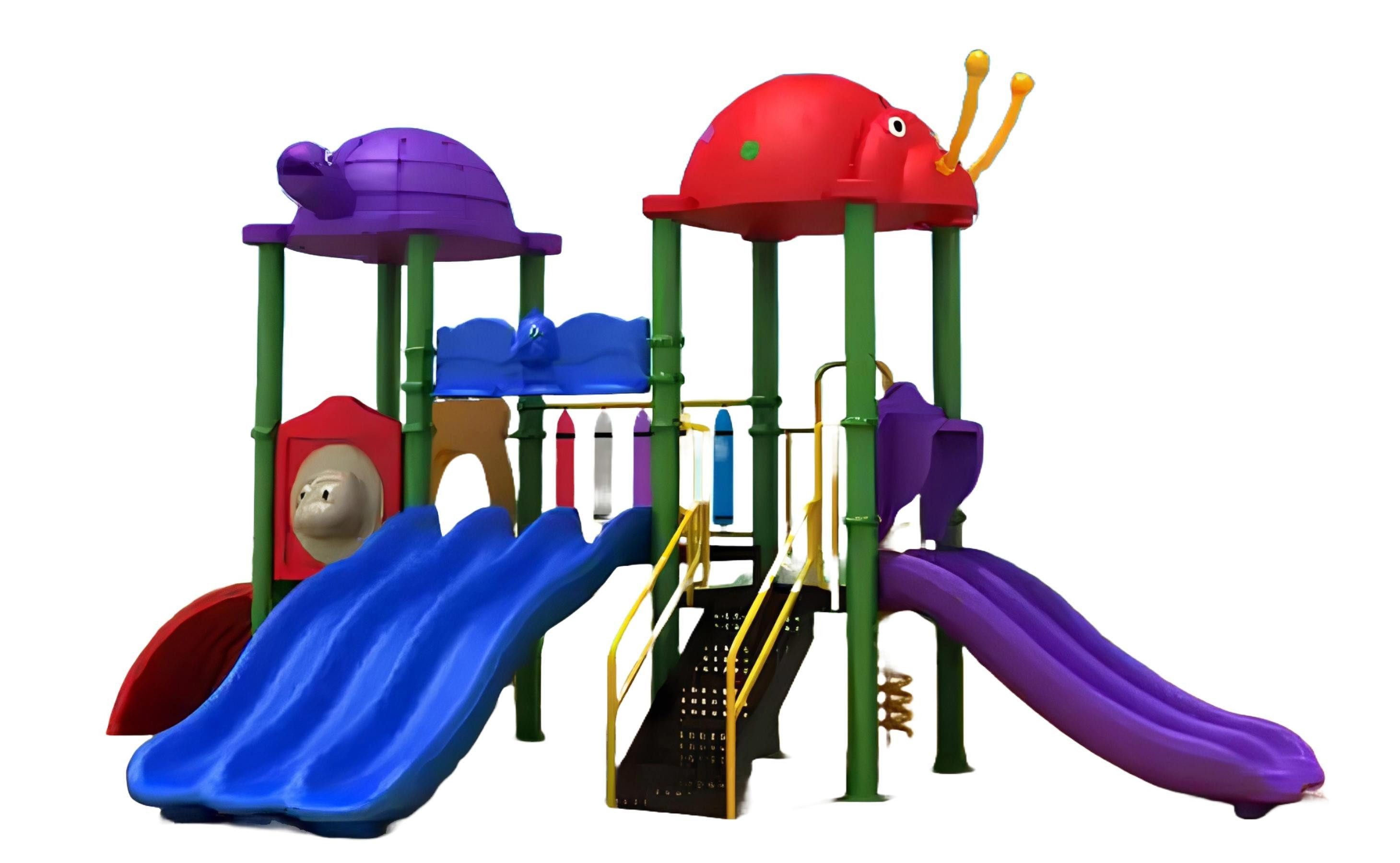 Xlmoebel Rutsche Spielturm im Dschungel-Stil mit Rutsche für Kinder im Freien, (1-tlg., Spielplatz), Hergestellt in Europa