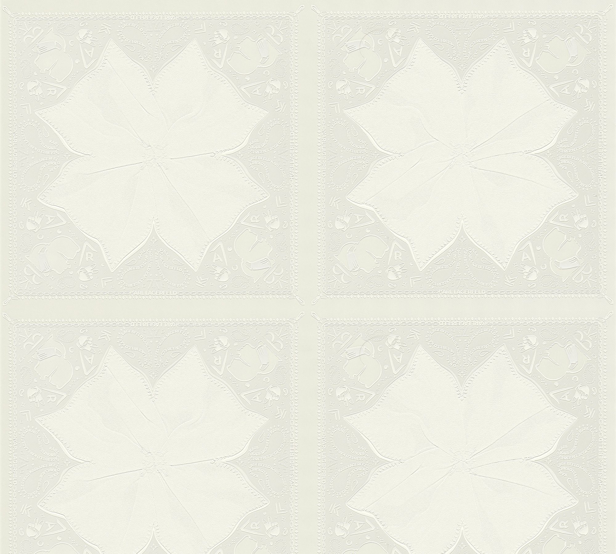 Architects Paper Vliestapete Kaleidoscope, leicht strukturiert, Motiv, Strukturmuster, gemustert, Karl Lagerfeld Tapete Designer Tapeten Wohnzimmer Schlafzimmer Küche