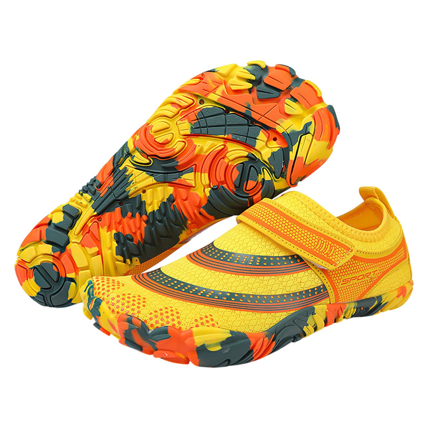Refttenw Barfußschuhe Damen Badeschuhe Herren Wasserschuhe Atmungsaktiv Leicht Aquaschuh für Schwimmen, Yoga, Fitness, Outdoor & Strand